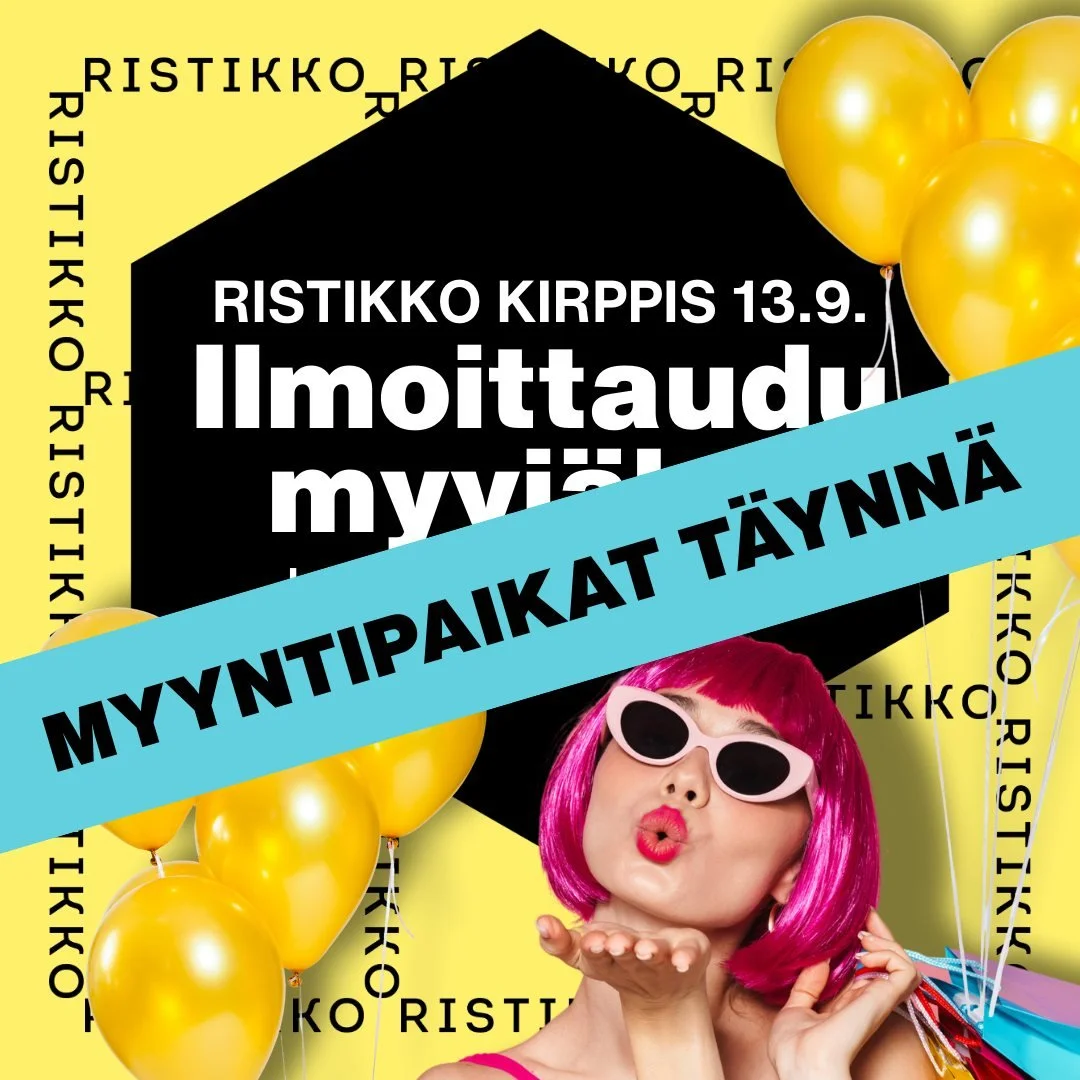 ✨Ristikon kirppiksen myyntipaikat t&auml;ynn&auml; &ndash; tervetuloa markkinoille 13.9✨.

Ristikon markkinoiden yhteydess&auml; j&auml;rjestett&auml;v&auml;n Ristikko -kirppiksen myyntipaikat ovat t&auml;ynn&auml;. Kaikille myyntipaikan saaneille on