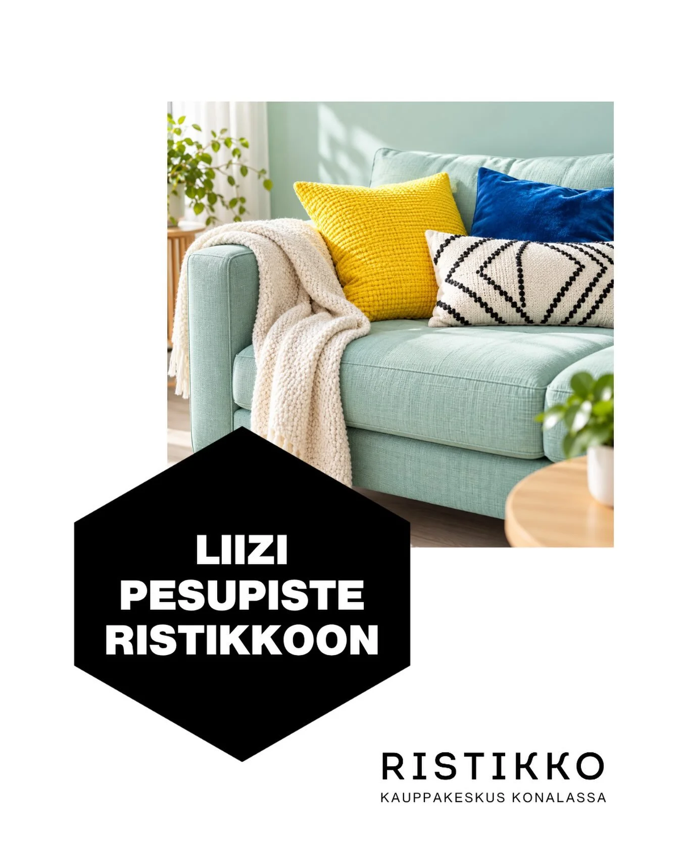 Kaipaako sohva raikastusta? ✨

Ristikkoon on avattu Liizin Pesuripiste! Nyt voit vuokrata laadukkaan K&auml;rcher-tekstiilipesurin ja napata sen mukaasi k&auml;tev&auml;sti kauppareissulla.

Automaatti l&ouml;ytyy 1. kerroksesta, keskusaukiolta ja Ri