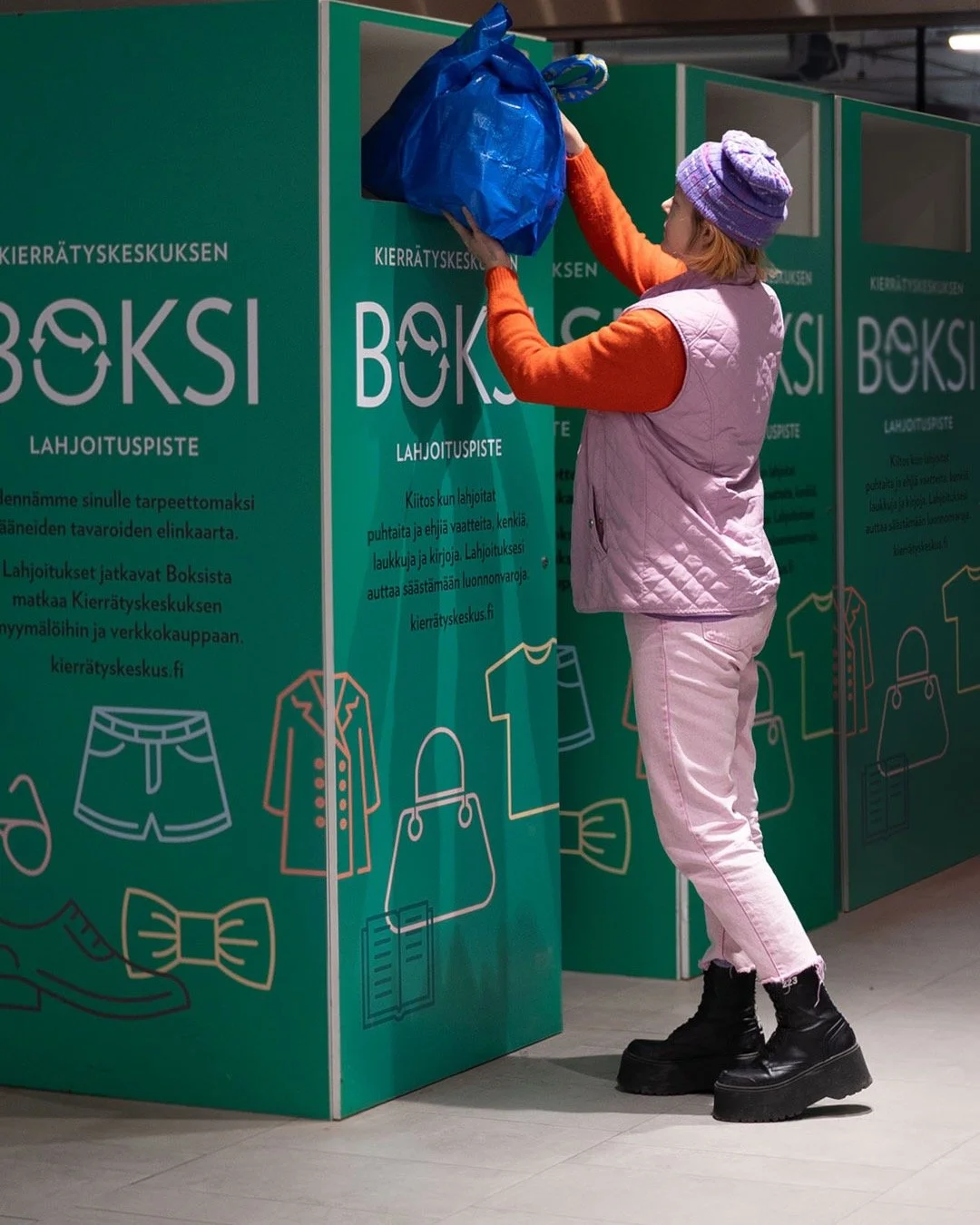 Sinulle ylim&auml;&auml;r&auml;inen, toiselle tarpeellinen 💚

Kertyik&ouml; kaappien siivouksesta hyv&auml;kuntoisia vaatteita, kirjoja tai leluja? Tuo ne Ristikon Kierr&auml;tyskeskuksen Boksiin k&auml;tev&auml;sti kauppareissun yhteydess&auml;!

?