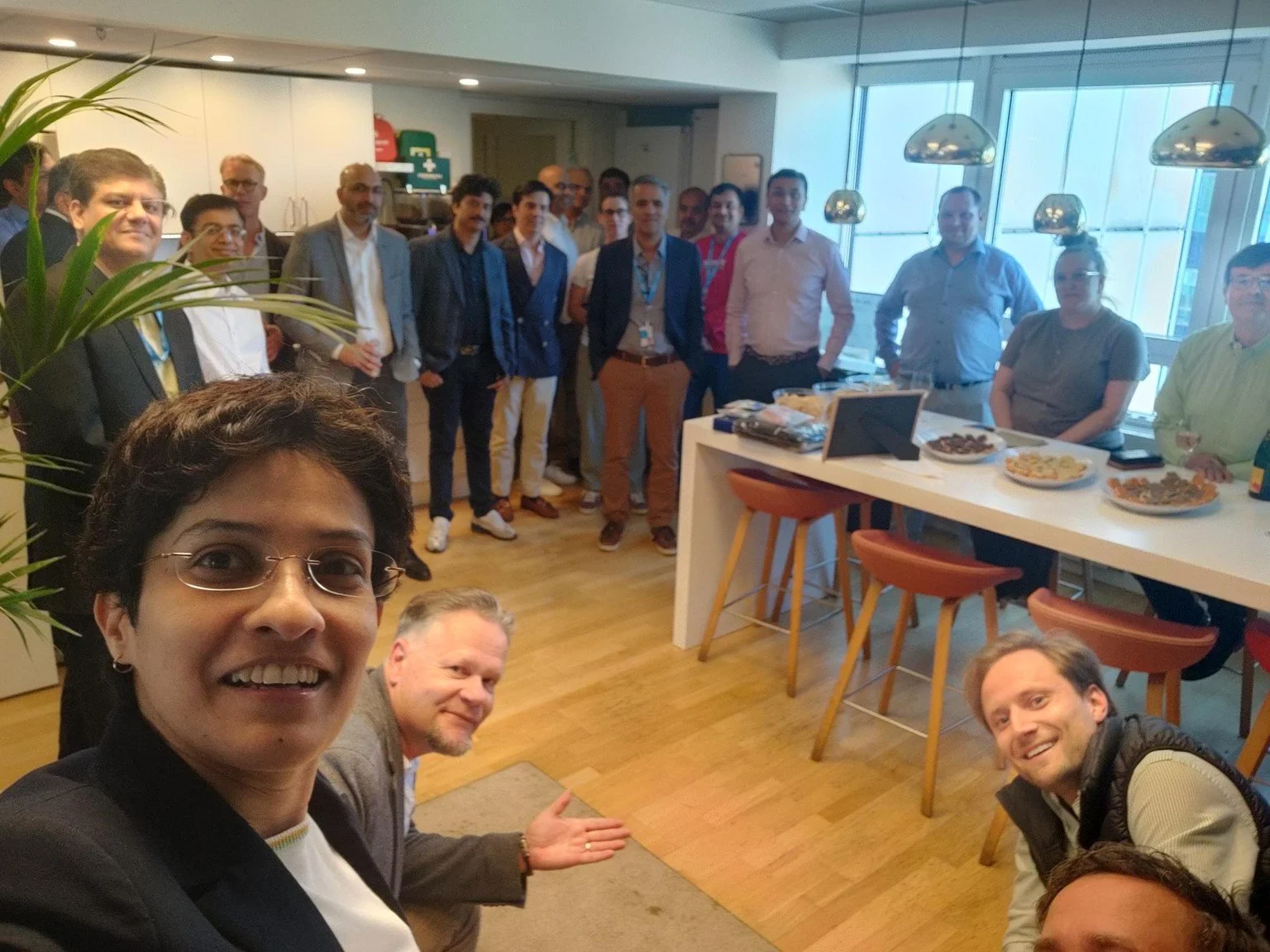 Stockholm - Welcome gathering for Sarat Chand as the new SMU for Northern Europe