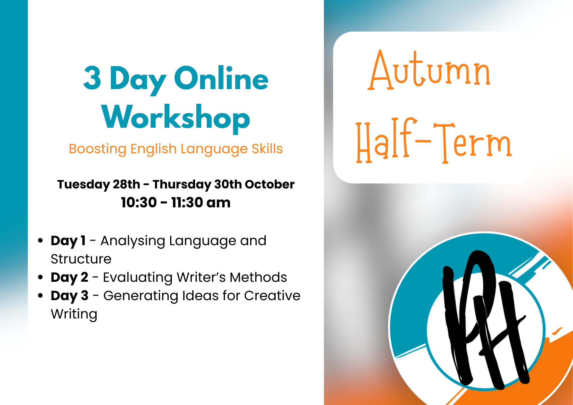 Autumn Workshop Day 1: Analysing Language and Structure