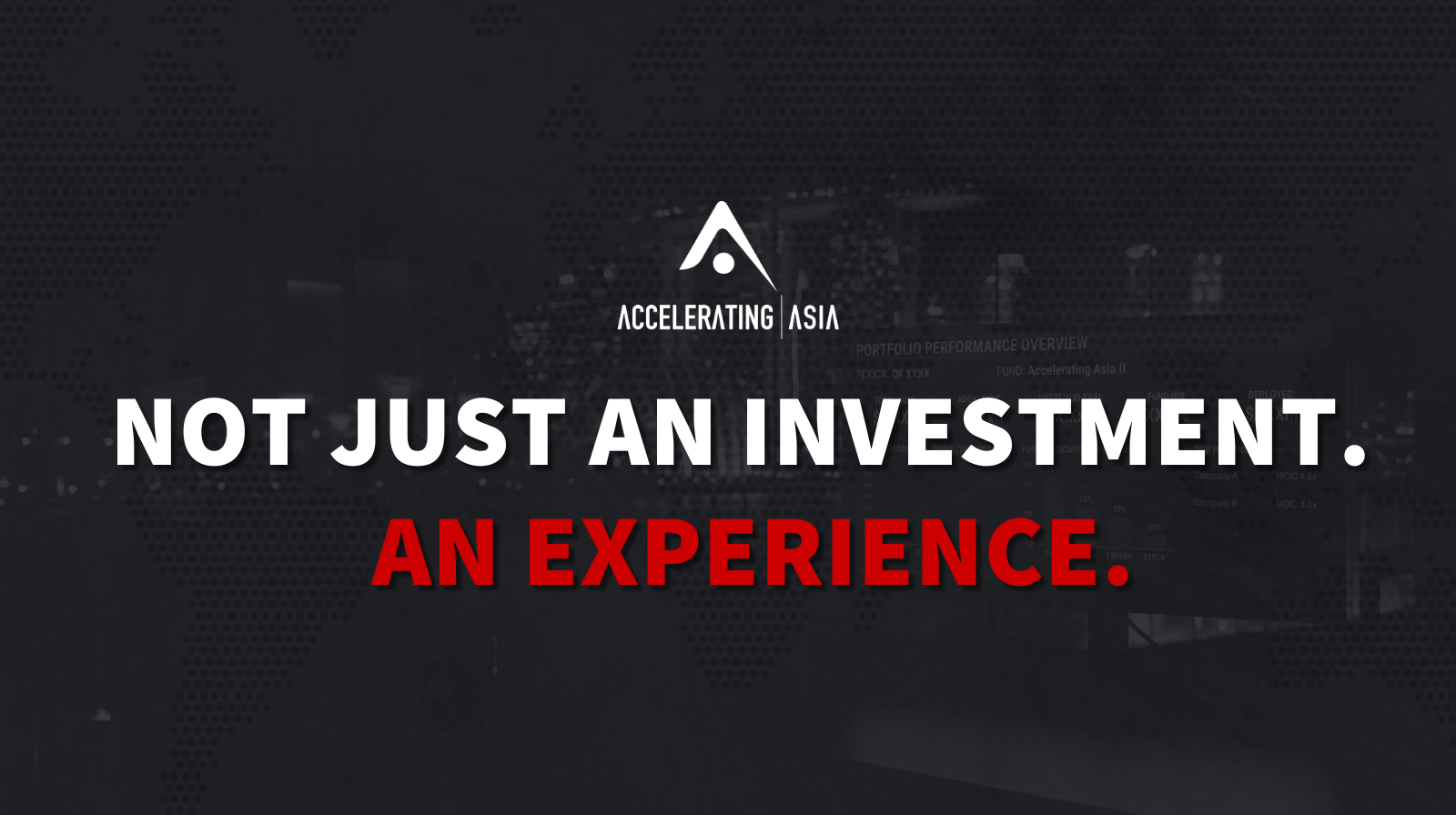 [AAV LIMITED PARTNER] Not just an investment. An experience.