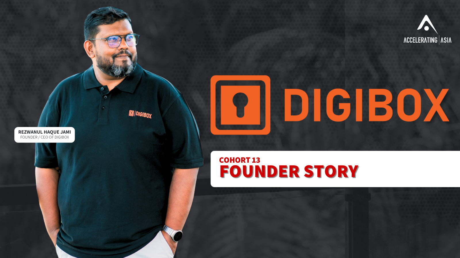 He nearly didn't apply. One cohort later, DIGIBOX had grown revenue 45%.