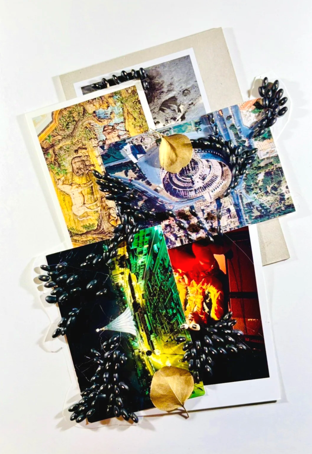 untitled . diptych . postcards . beans . 2024