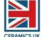 Logo of Ceramics UK featuring the Union Jack flag.
