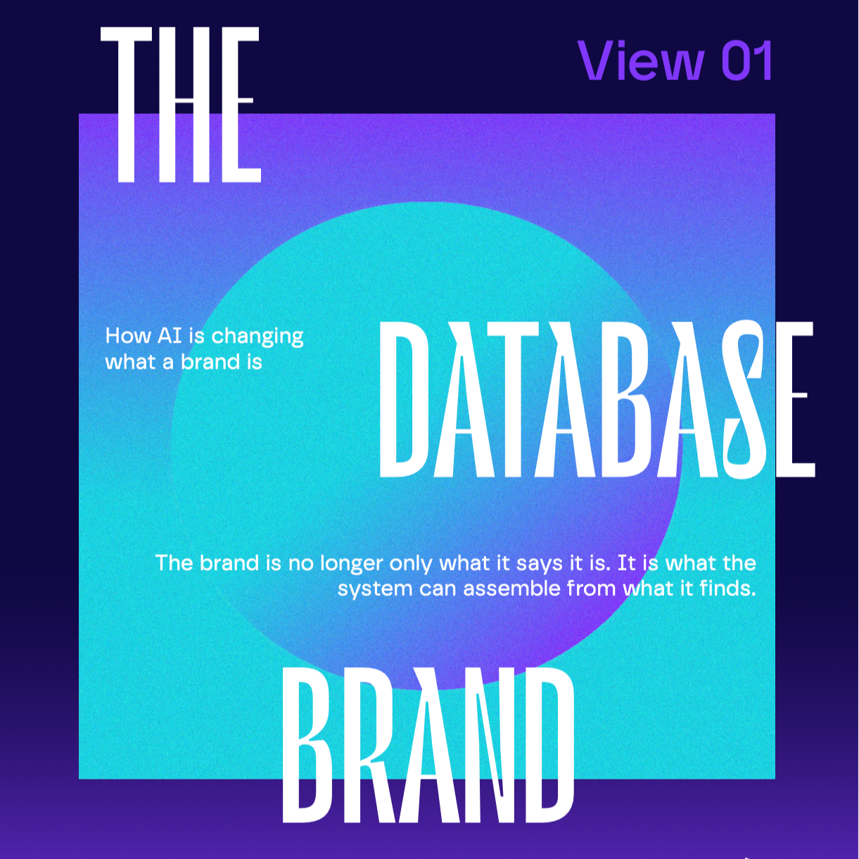 The Database Brand: How AI is changing what a brand is