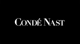Condé Nast logo on a black background