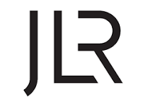 Logo with the letters JLR in a stylized black font.