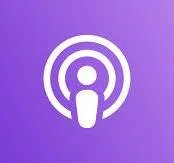 Podcast icon with a purple gradient background