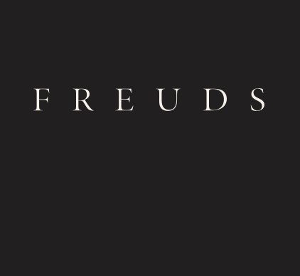 Cover of a book titled 'Freuds' with a black background and white text.