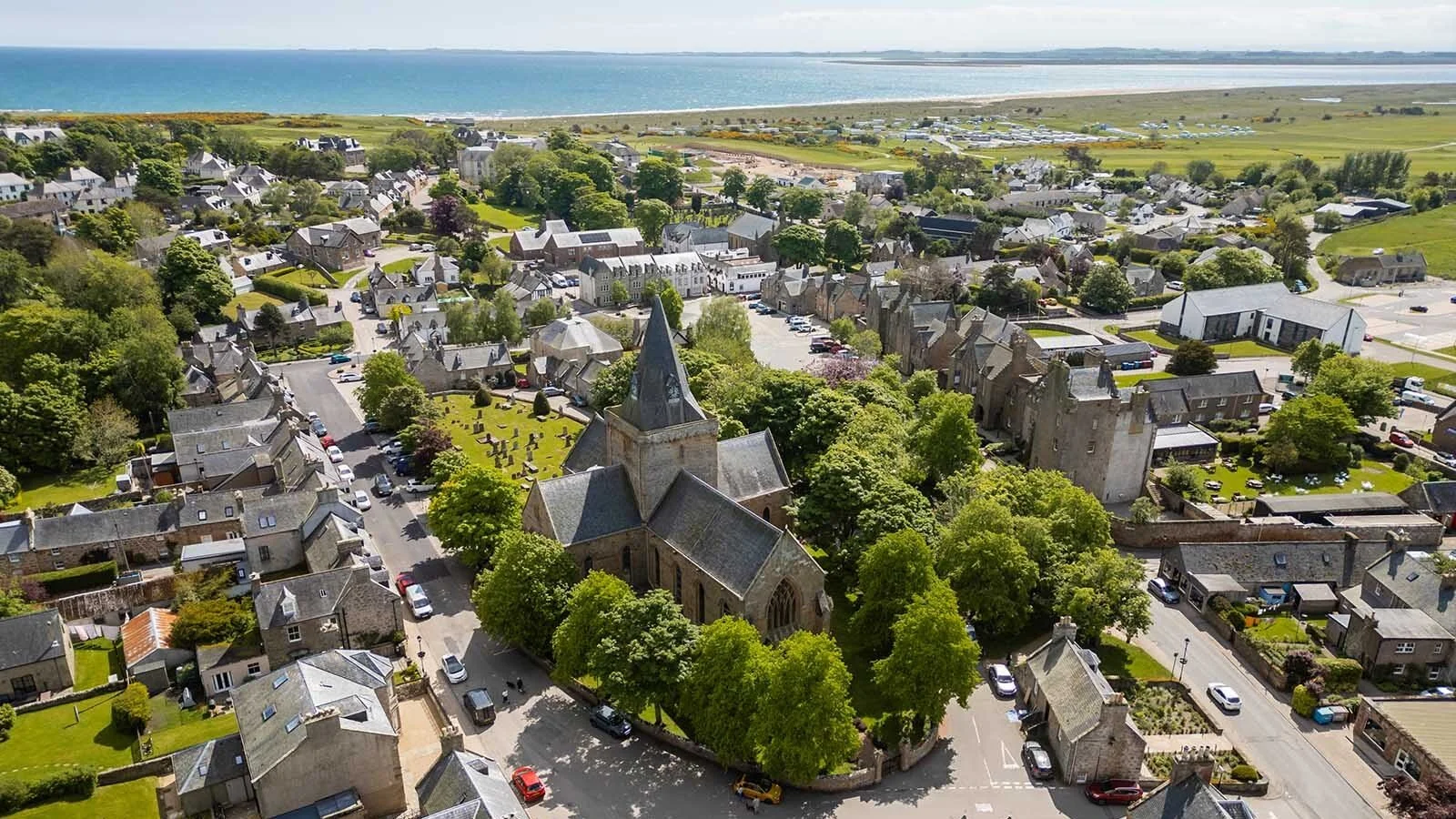 Dornoch from the sky