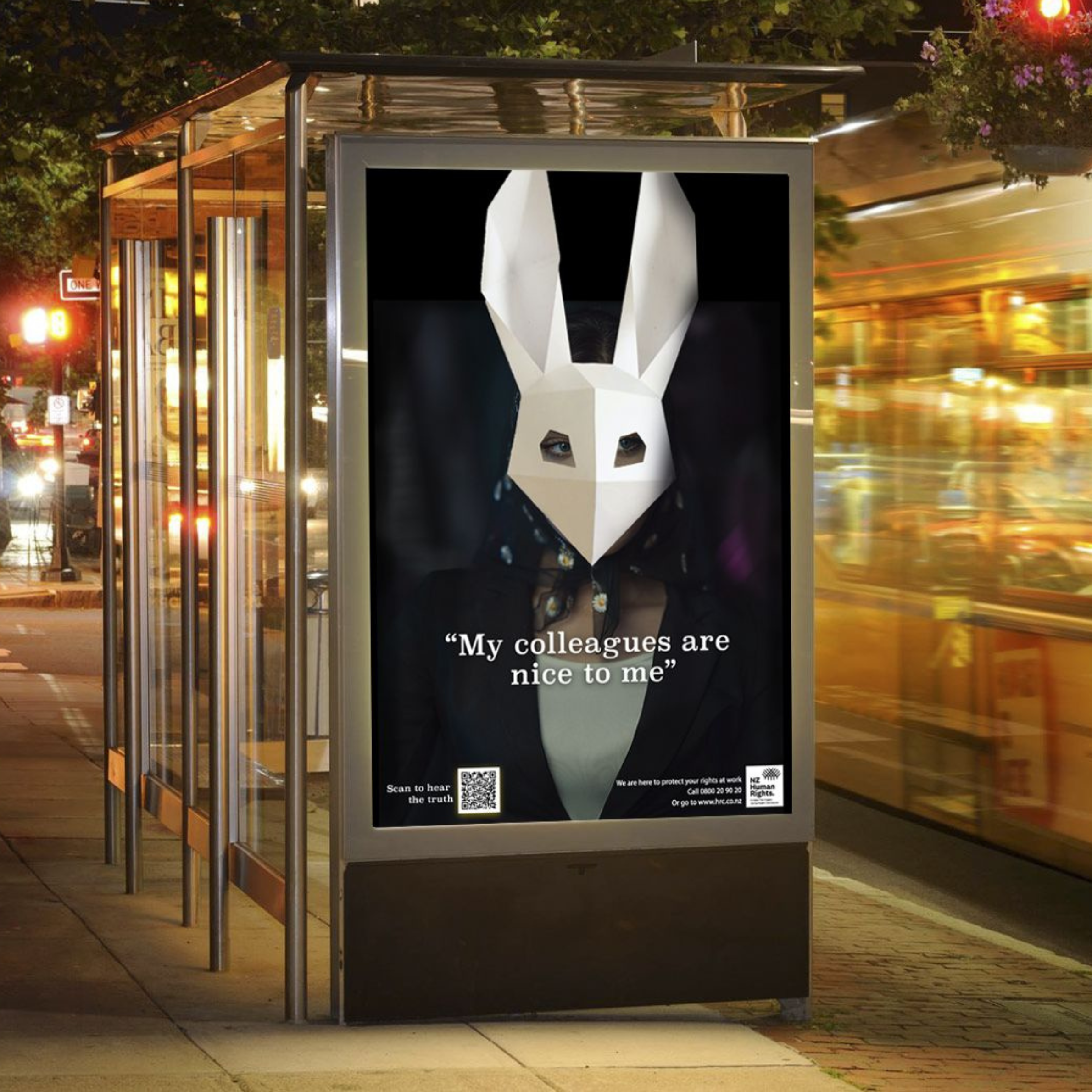 NEW ZEALAND RIGHT COMMISSION: BEHIND THE MASKS CAMPAIGN