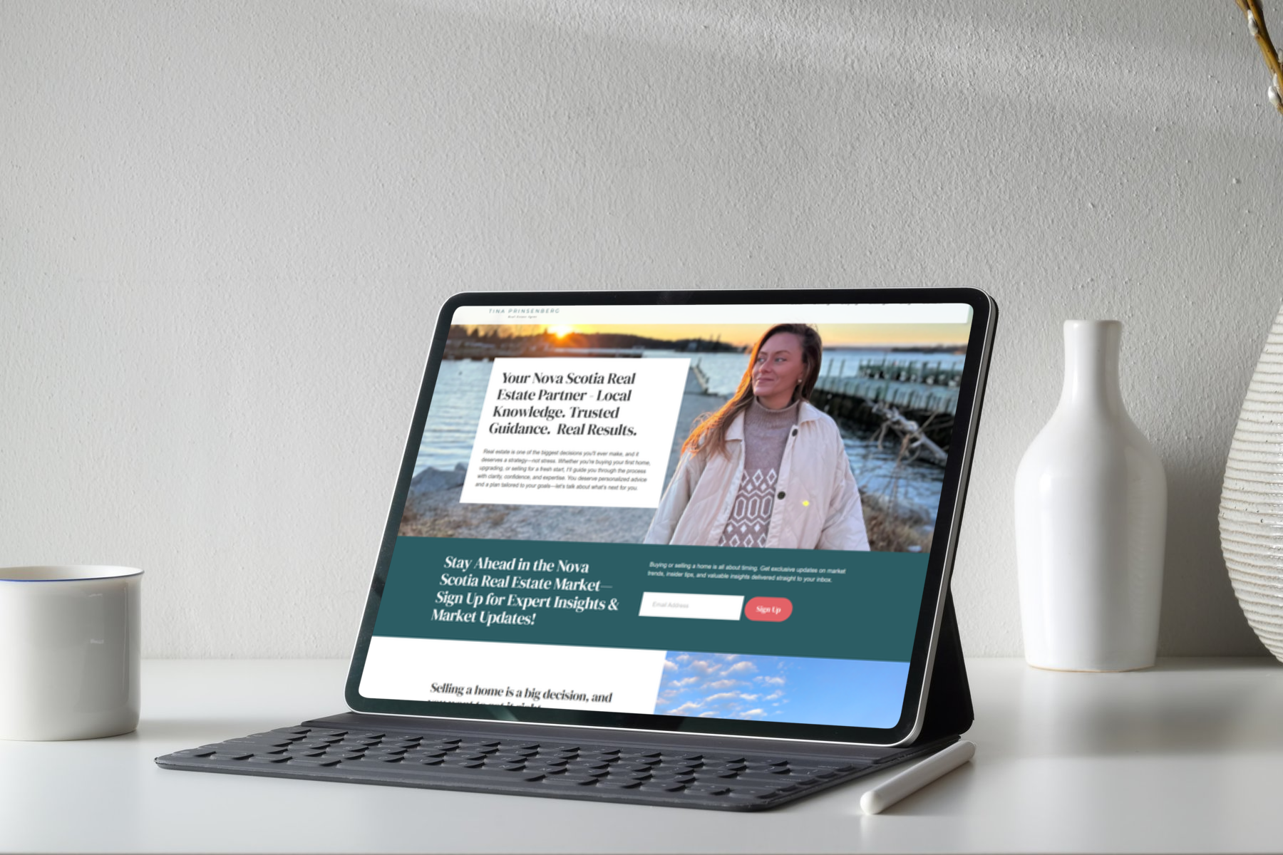 Real Estate With Tina Website, Newsletter & Social Media