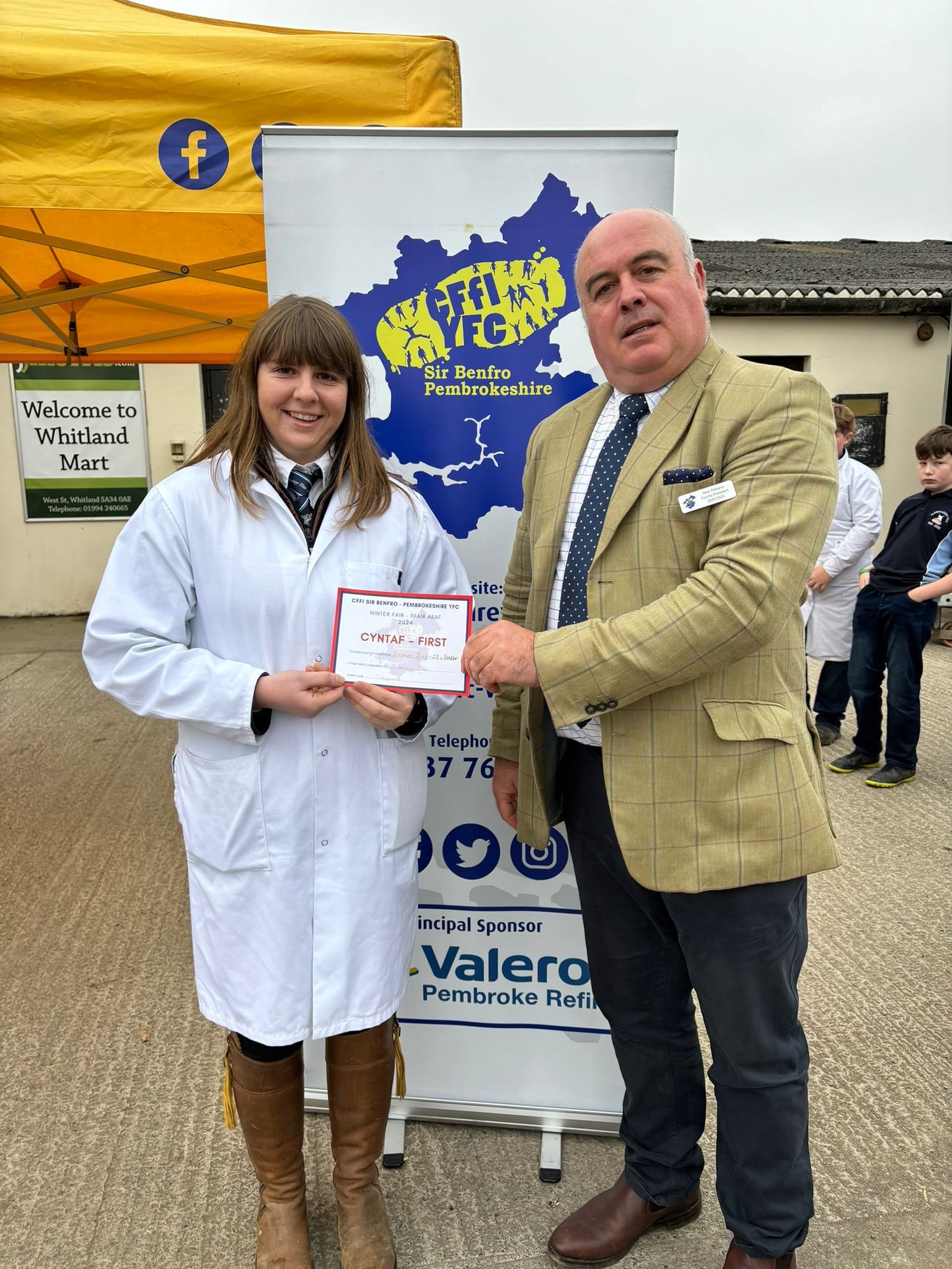 Butchers Beef under 28 Winner - Rebecca John, Fishguard YFC