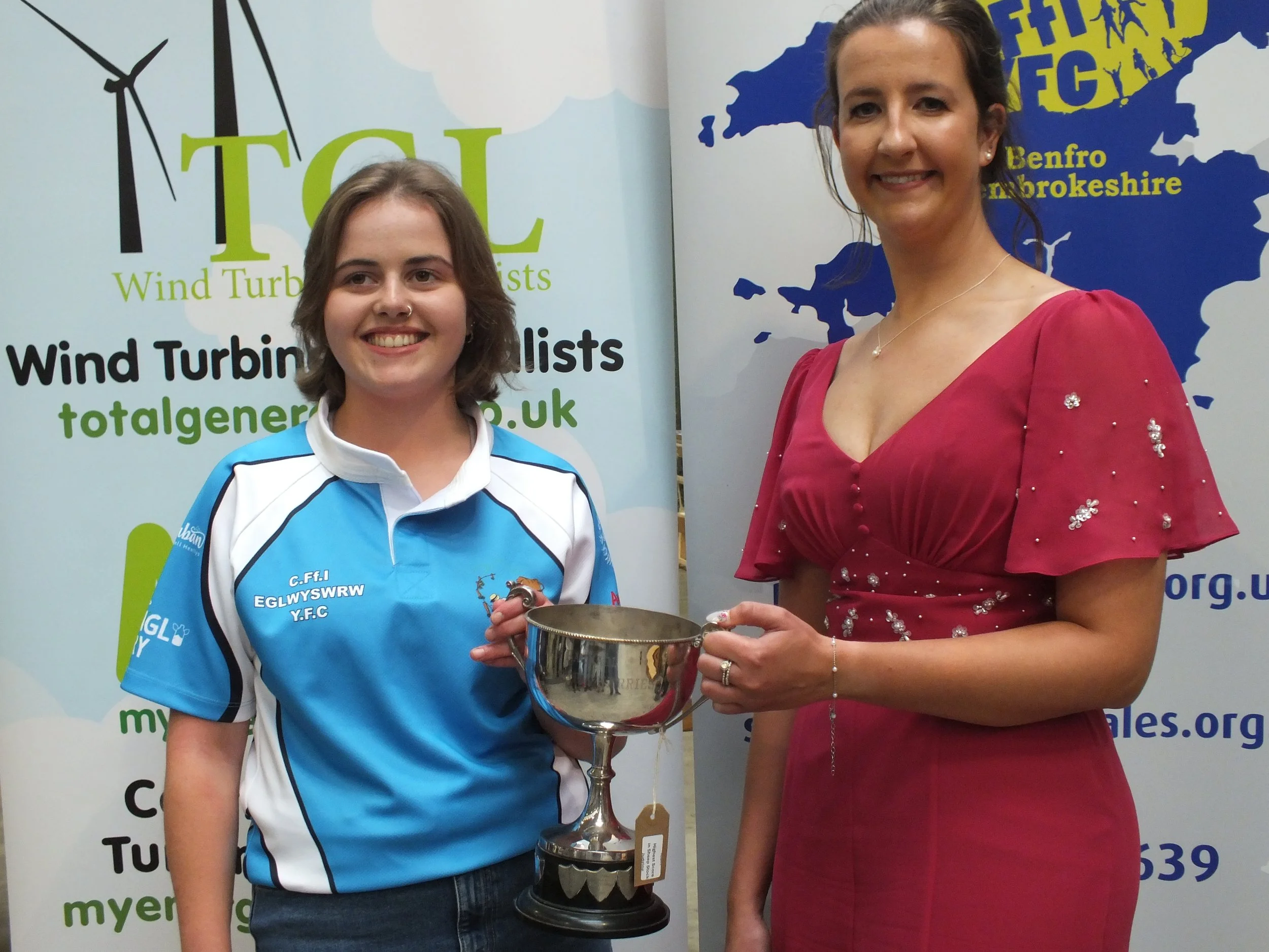 Highest Individual Score in Dairy Stockjudging - Efa Lewis, Eglwyswrw YFC