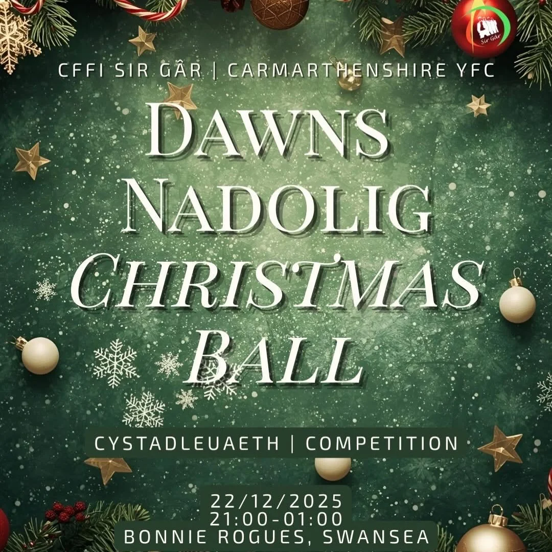 🪩 CARMS QUEEN&rsquo;S BALL SIR GAR 🪩 

📅 22/12/25
📍 Bonnie Rogues, Wind Street, Swansea

Pick up points:
Crymych Rugby Club at 5.45pm
The Angel, Llandissilio at 6.00pm
Milford Arms, Haverfordwest at 6.30pm
Bush Inn Robeston Wathen at 7.00pm

💺 B