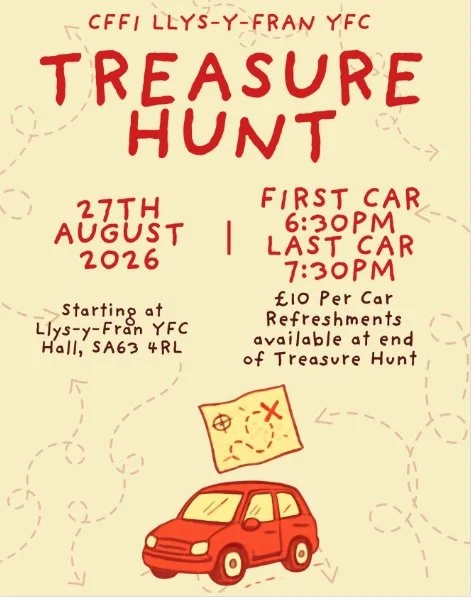 Llysyfran YFC Car Treasure Hunt