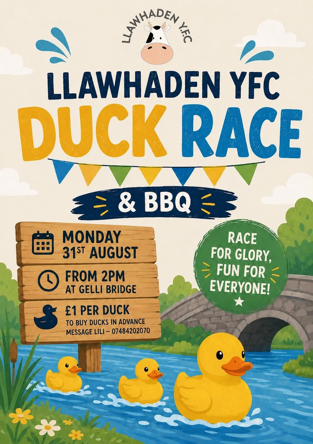 Llawhaden YFC Duck Race &amp; BBQ