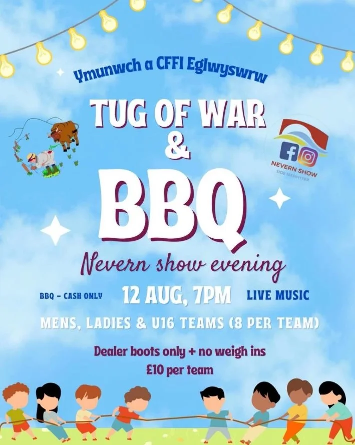 CFfI Eglwyswrw YFC Tug of War & BBQ