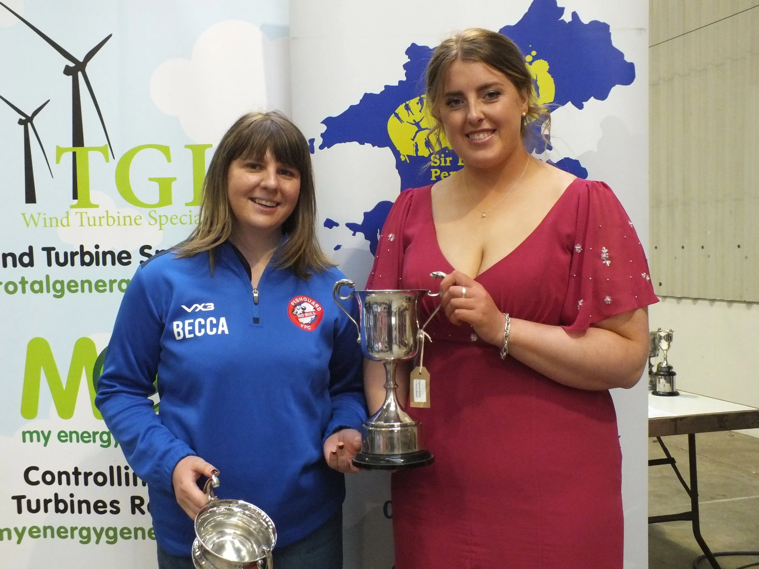 Highest Individual Score in Dairy Stockjudging - Rebecca John, Fishguard YFC