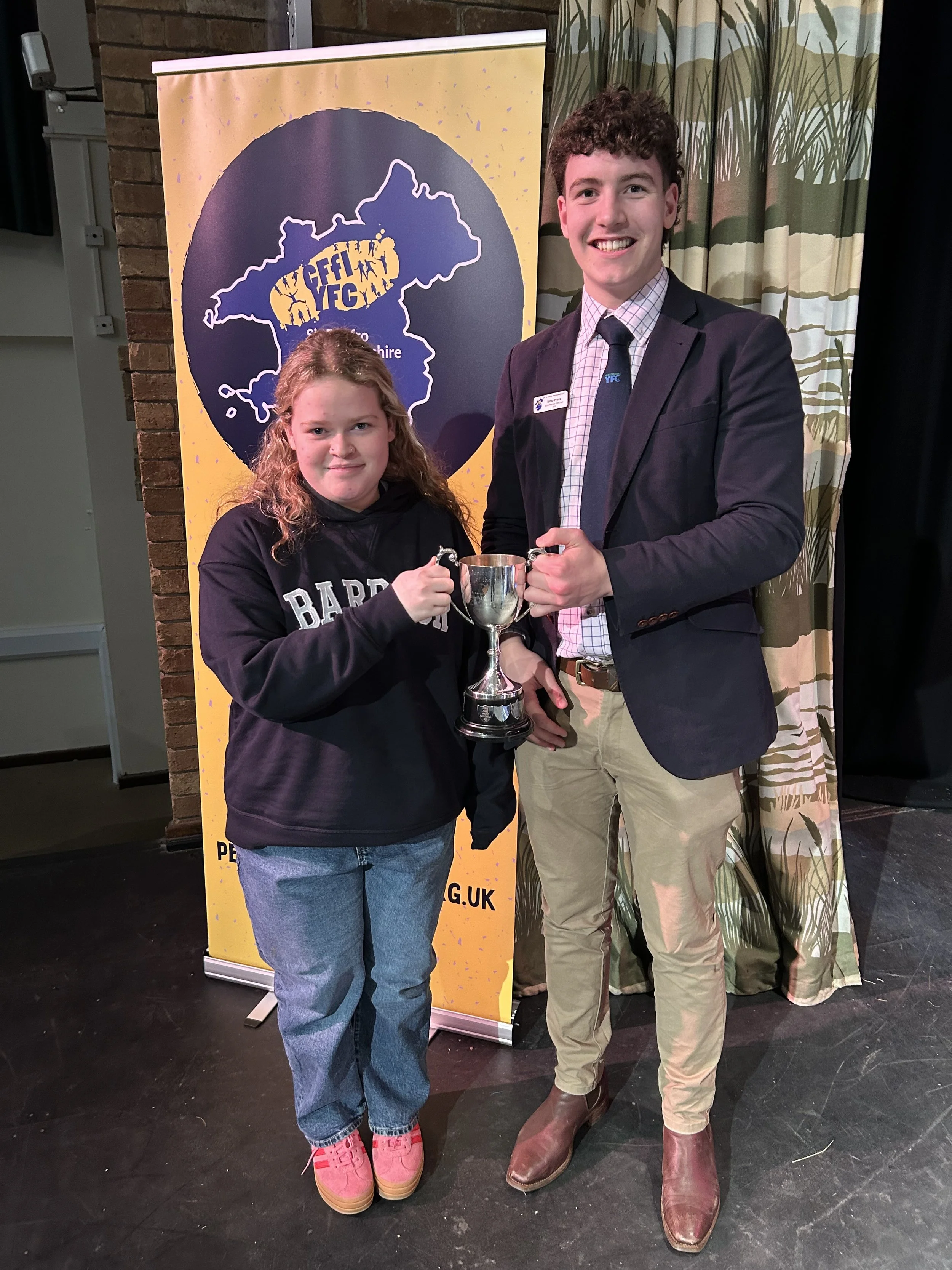 Junior Member Gwenni Edwards Llysyfran YFC