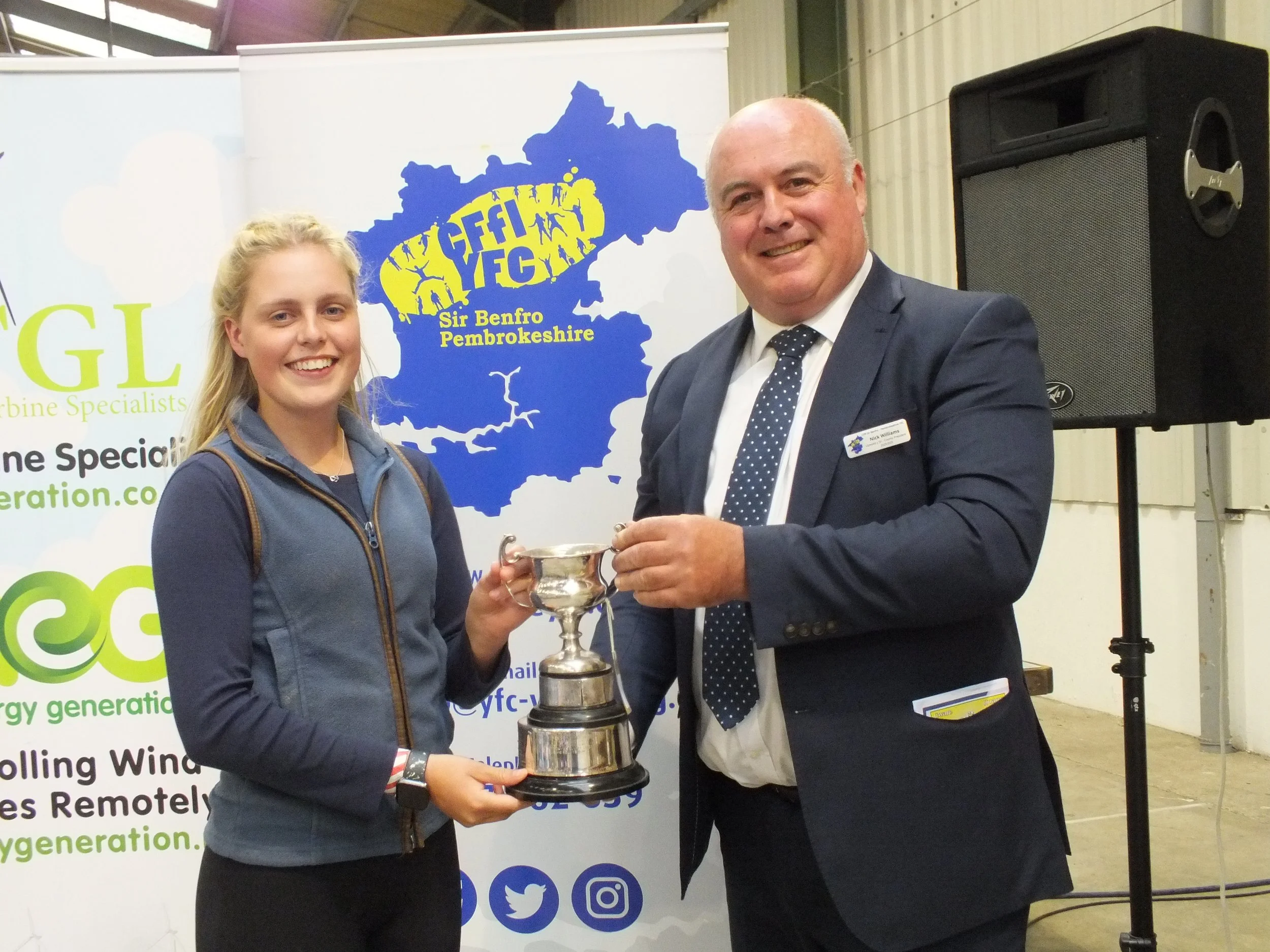 Dairy Stockjudging 16 & Under - Mia King Allum, Clunderwen YFC