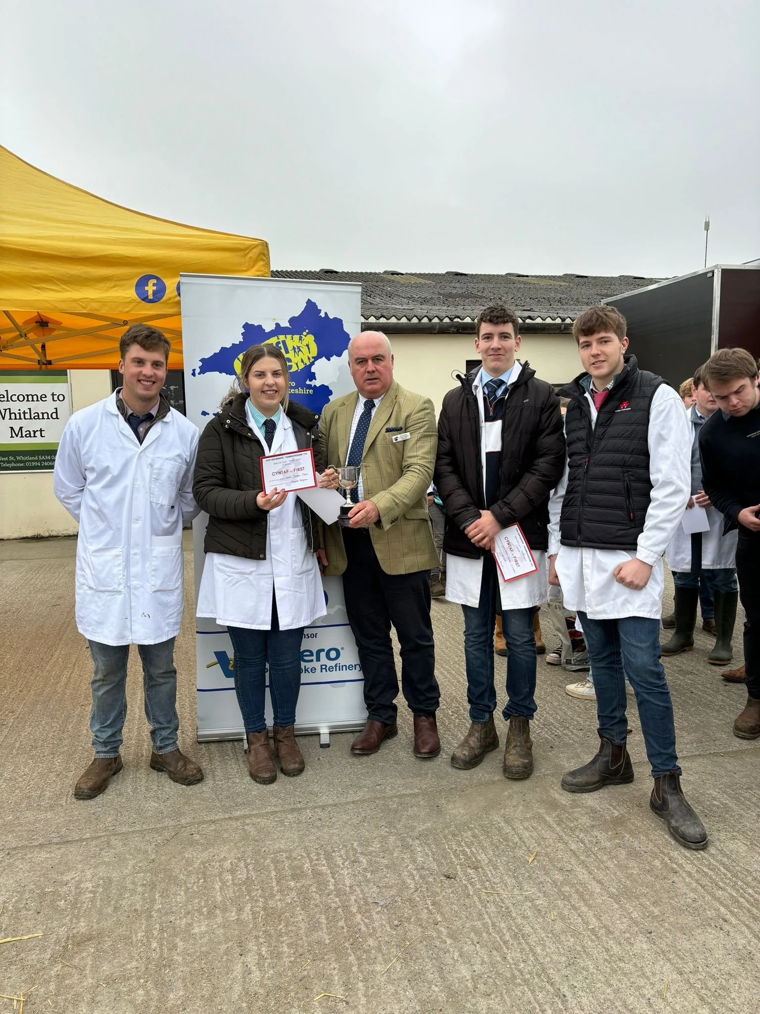Carcass Judging Overall Winners - Fishguard YFC