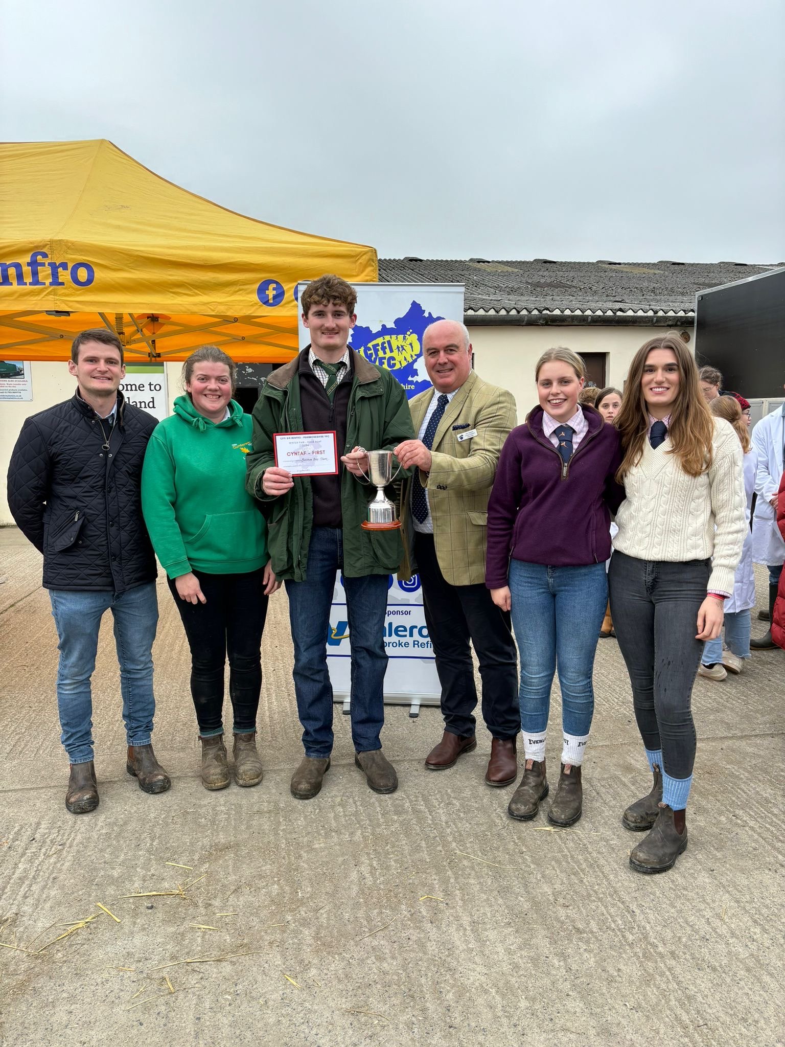 Butchers Beef Overall Winners - Clunderwen YFC