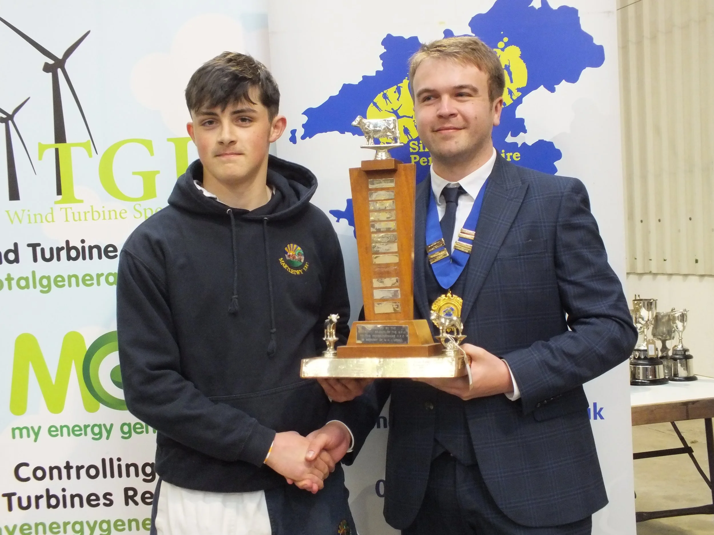 Dairy Stockjudging 21 & Under - Ellis Phillips, Martletwy YFC