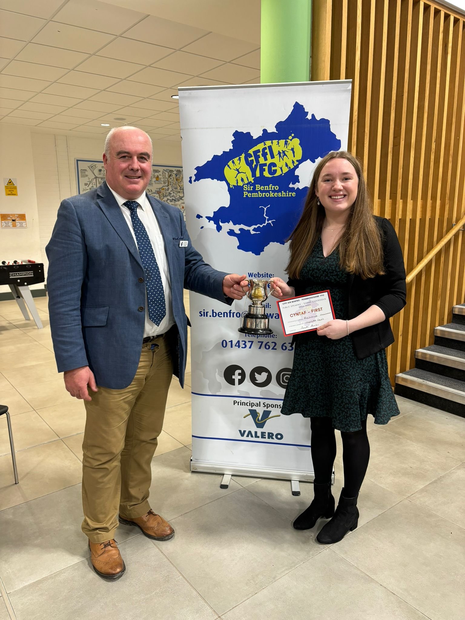 Intermediate Brainstrust - Best Chairman - Charlotte Lewis, South Pembs YFC