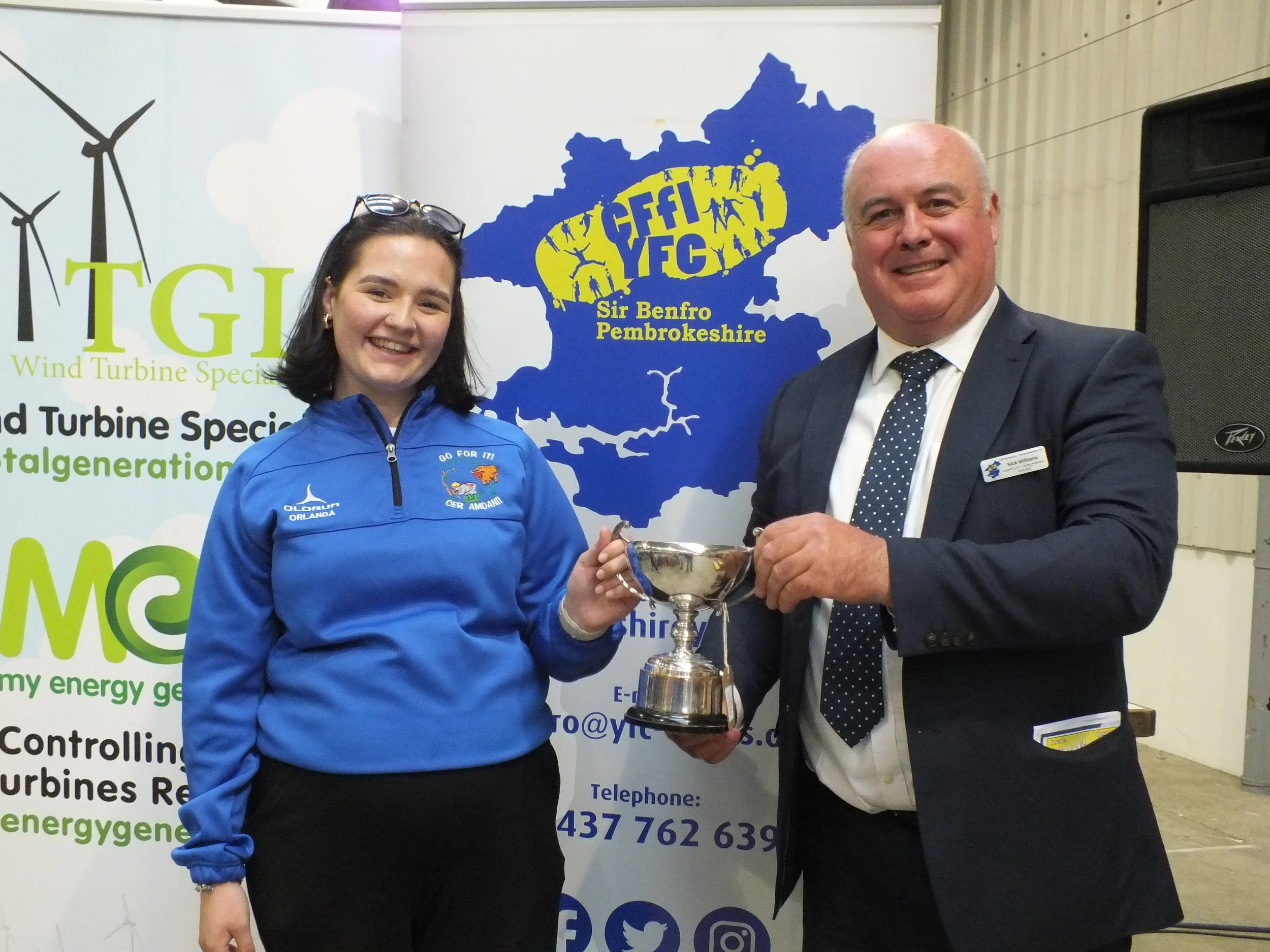 Highest Individual in Floral Art Competitions - Orlanda Titherly, Eglwyswrw YFC