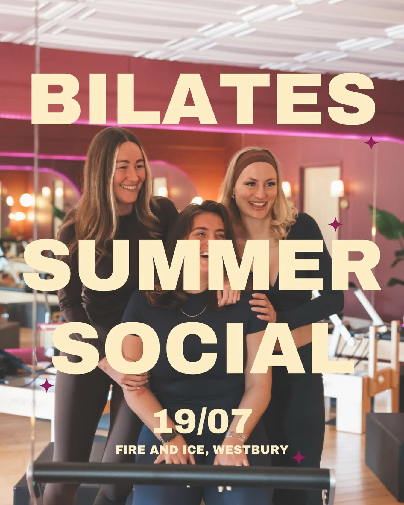 ✨ BILATES SUMMER SOCIAL ✨

We&rsquo;re excited to be hosting our next Bilates social on Sunday 19th July at Fire and Ice, Westbury 🔥❄️

Join us for a private hour of saunas, ice baths and natural pools to unwind and spend some time together outside 