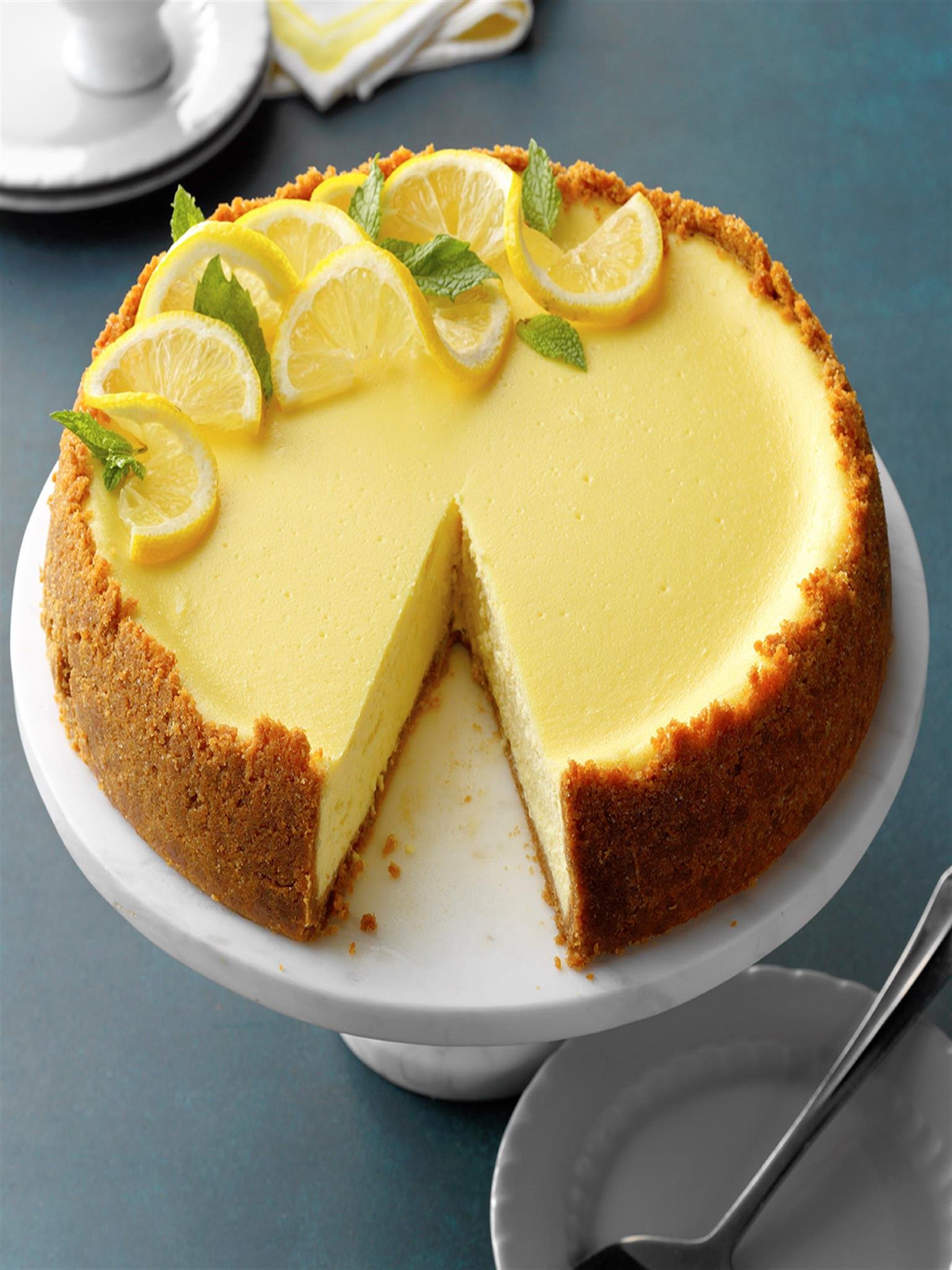 Baked Lemon Cheesecake