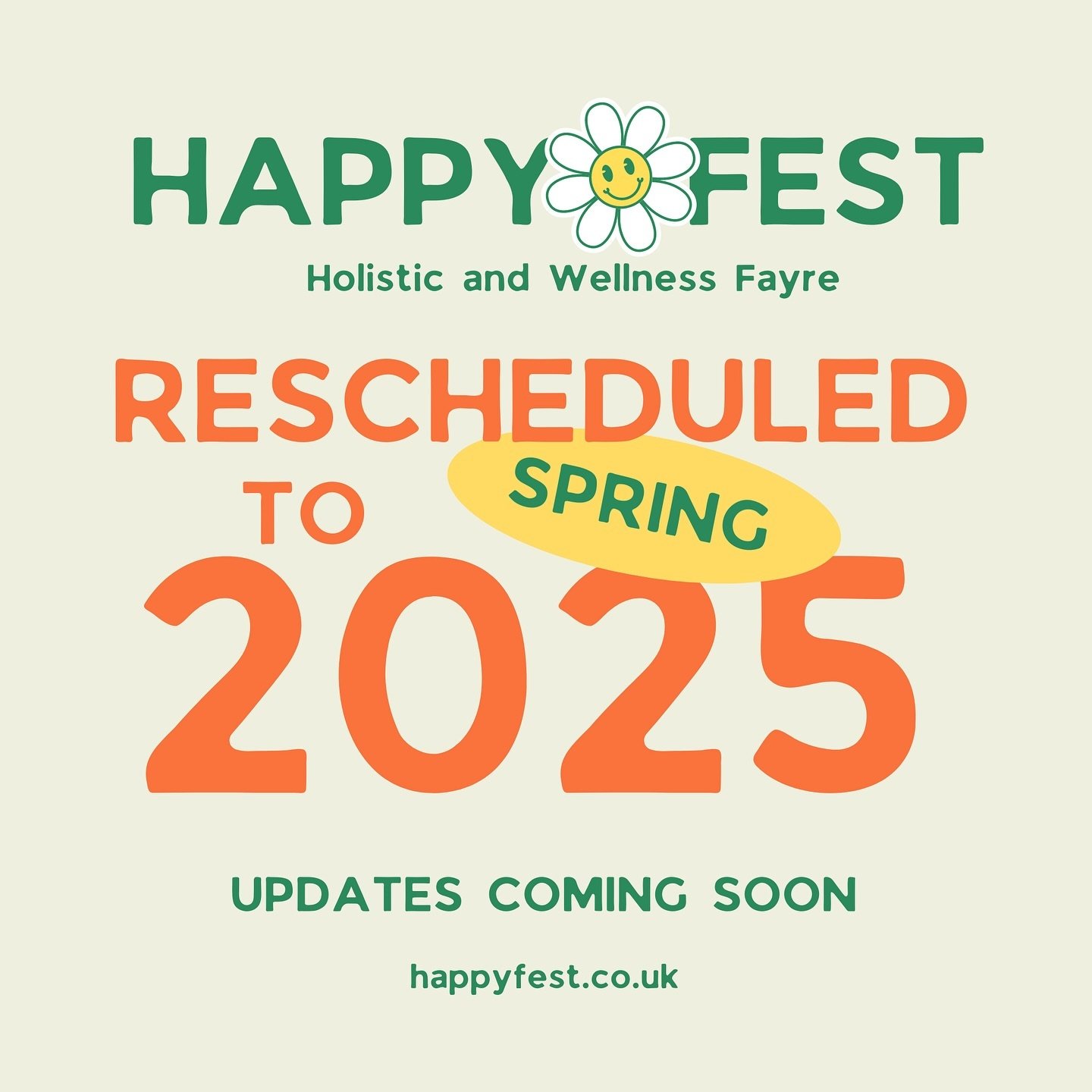 UPDATE! 👋🏽👋🏽 Good Morning!! Unfortunately we&rsquo;ve had to delay Happy Fest&hellip; We&rsquo;re working with the Harpur Suite team to secure a Saturday in May 2025.

We&rsquo;ll be reopening our bookings once we have a date secured - for update