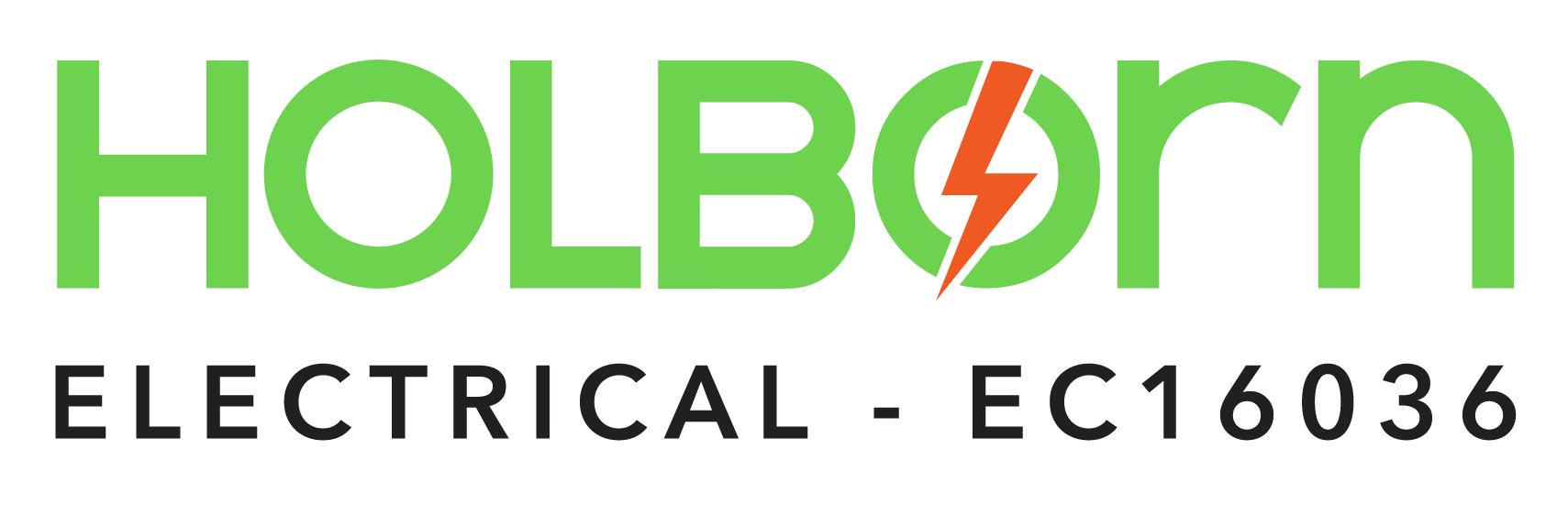 Holborn Electrical logo with lightning bolt icon