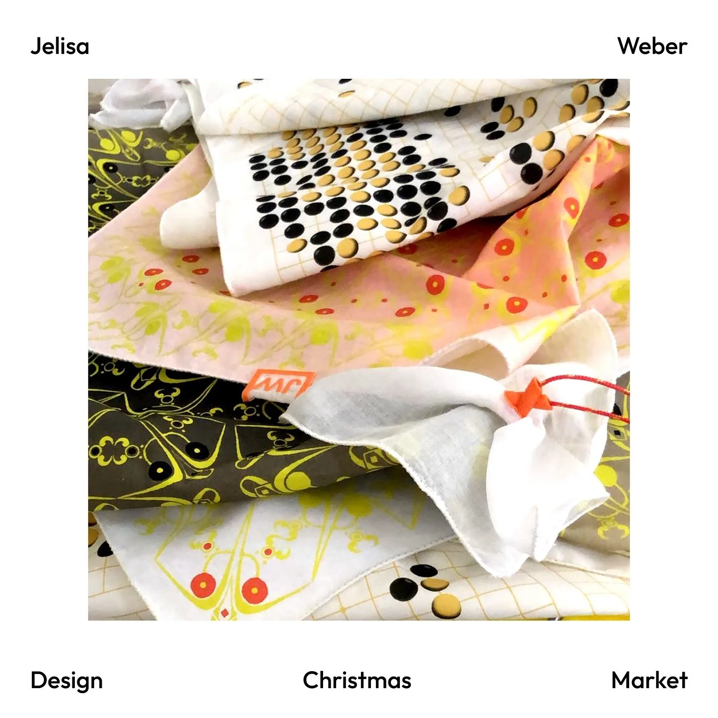 🌟The young designer @jeliezy is presenting her scarfs collection to the Design Christmas Market @berlin_textile_coop
