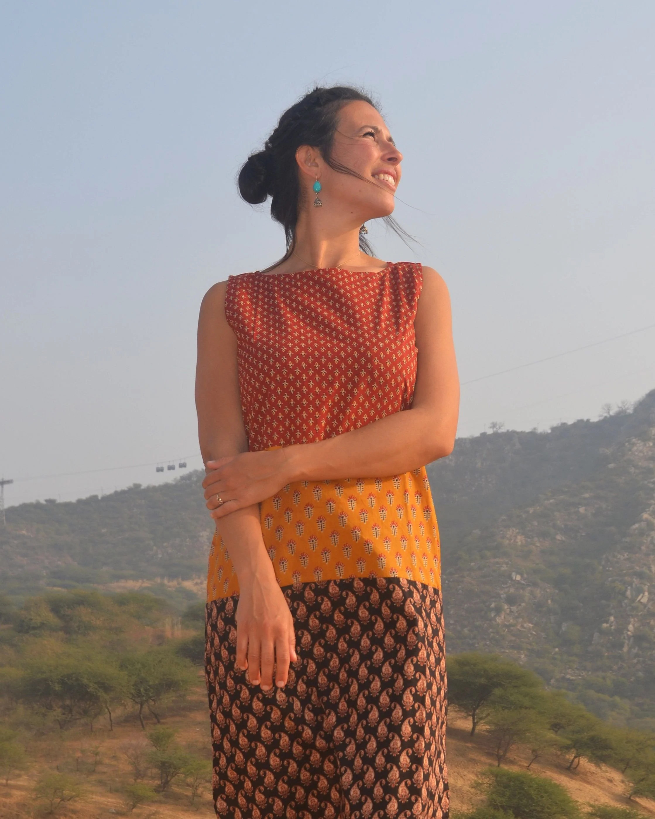 Sleeveless summer dress