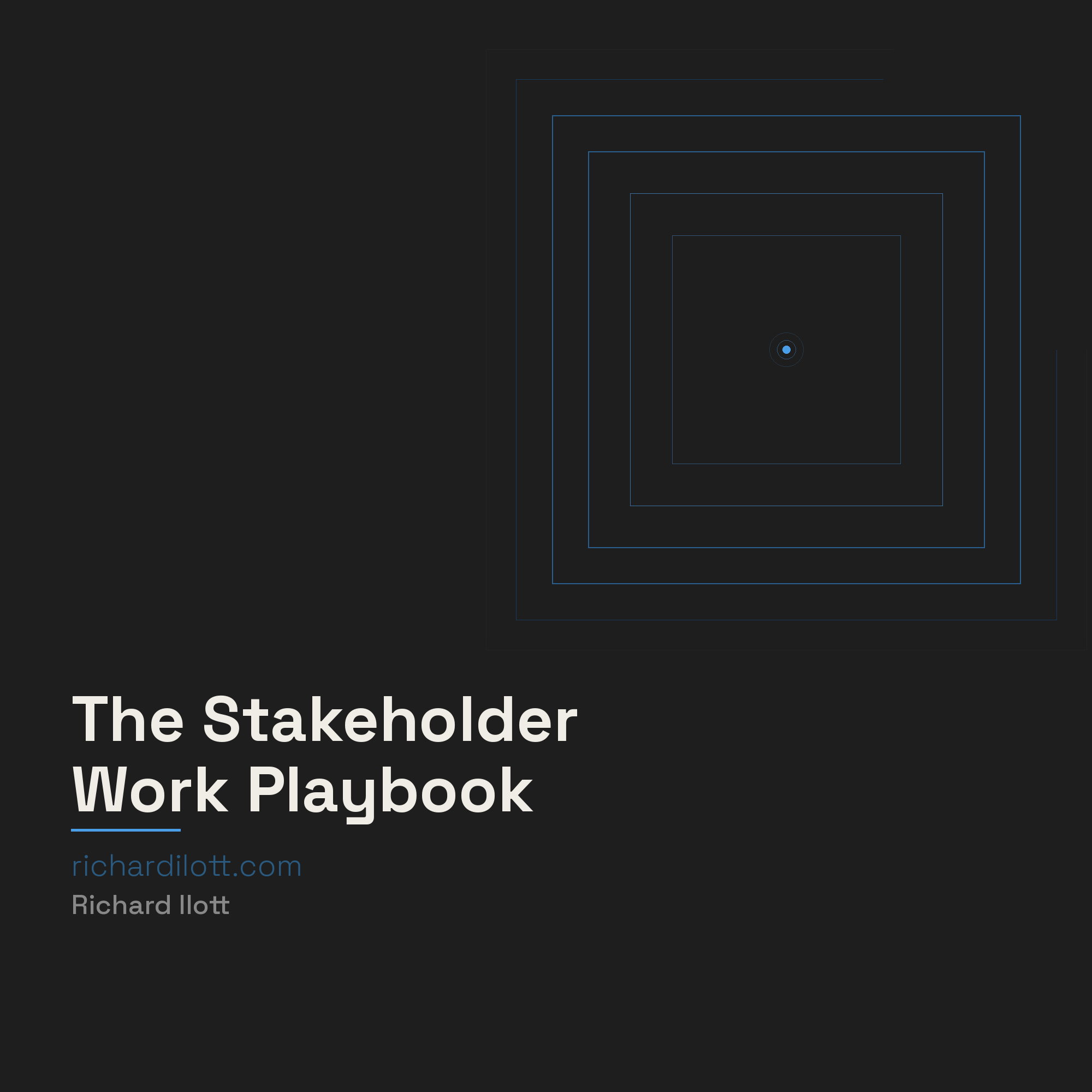 The Stakeholder Work Playbook