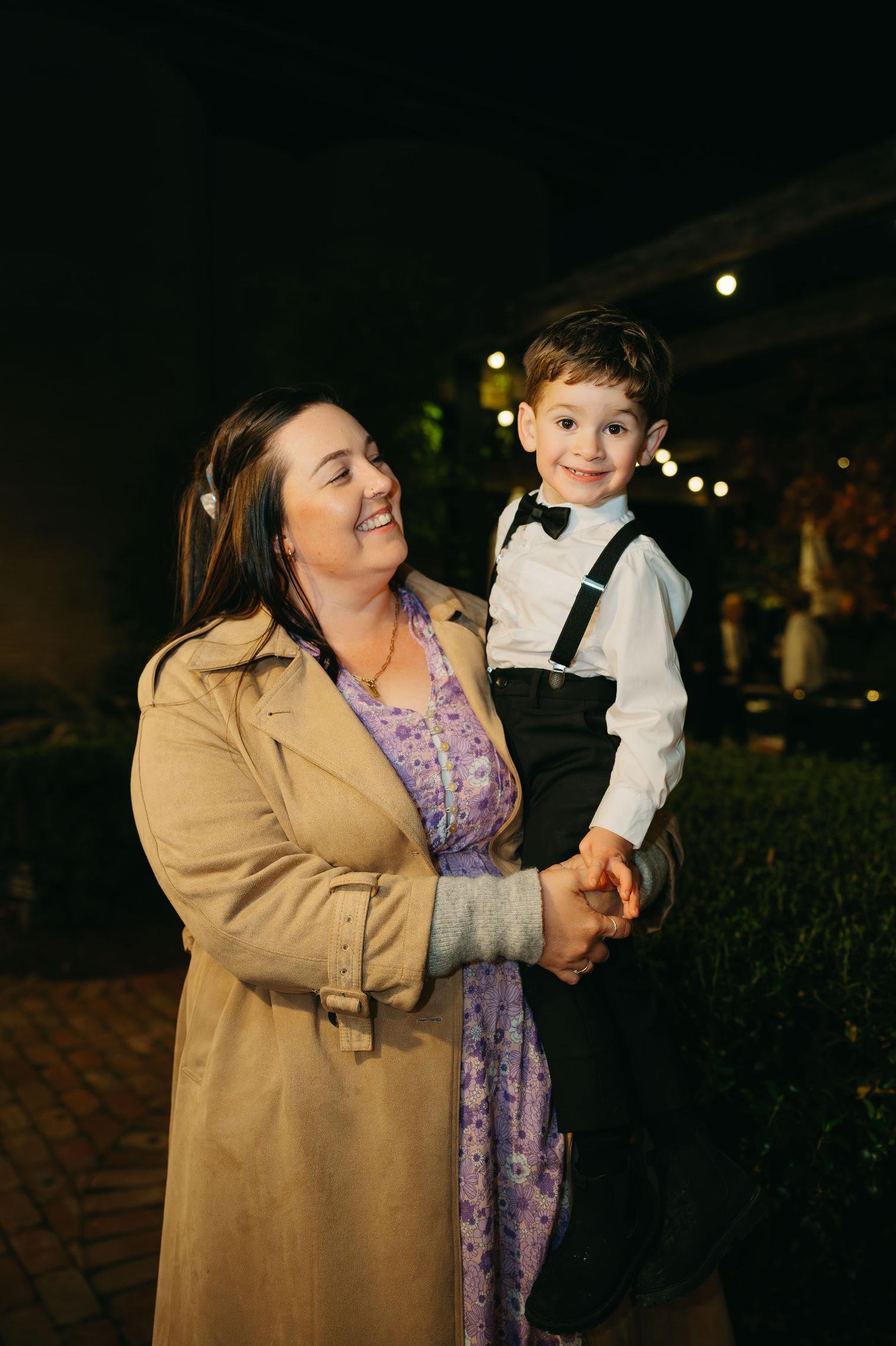 Nanny Joey with the page boy at Warrawong Estate