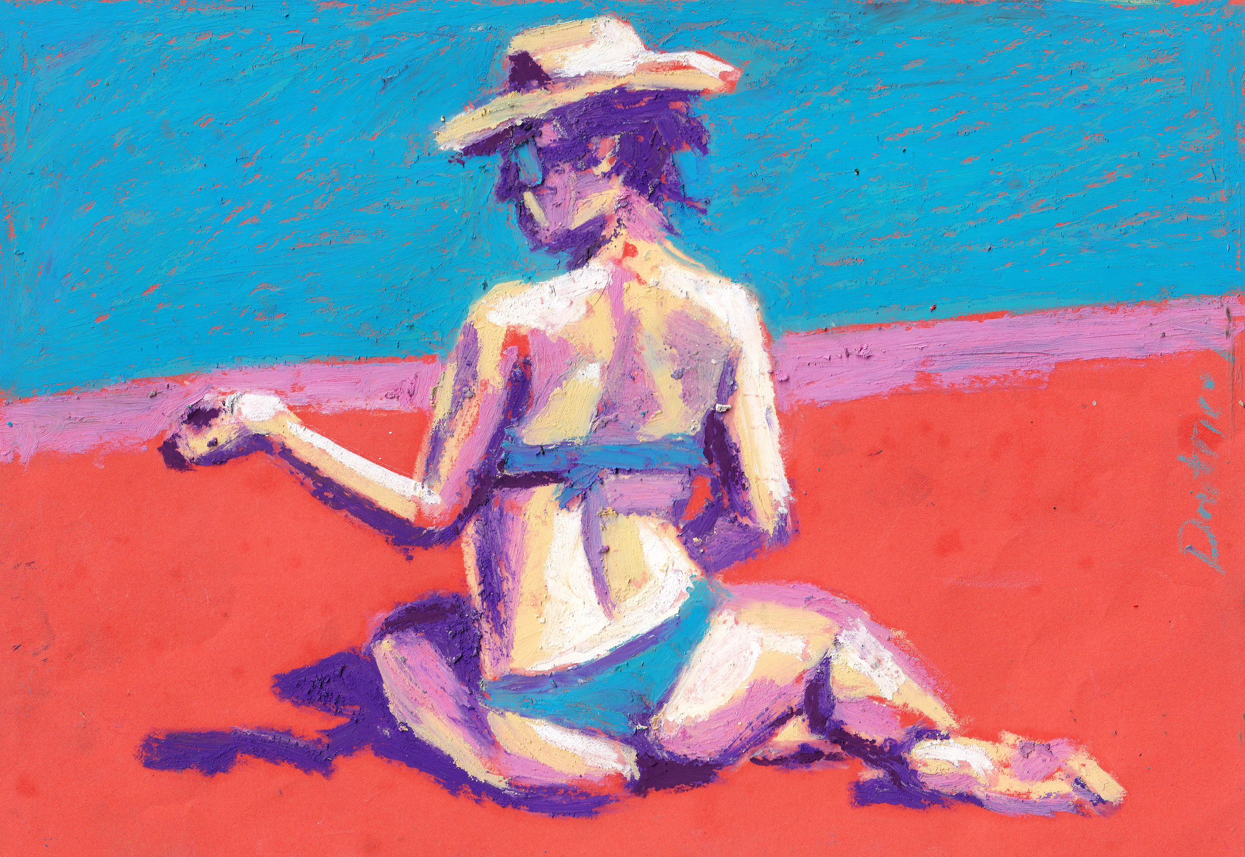 On the beach