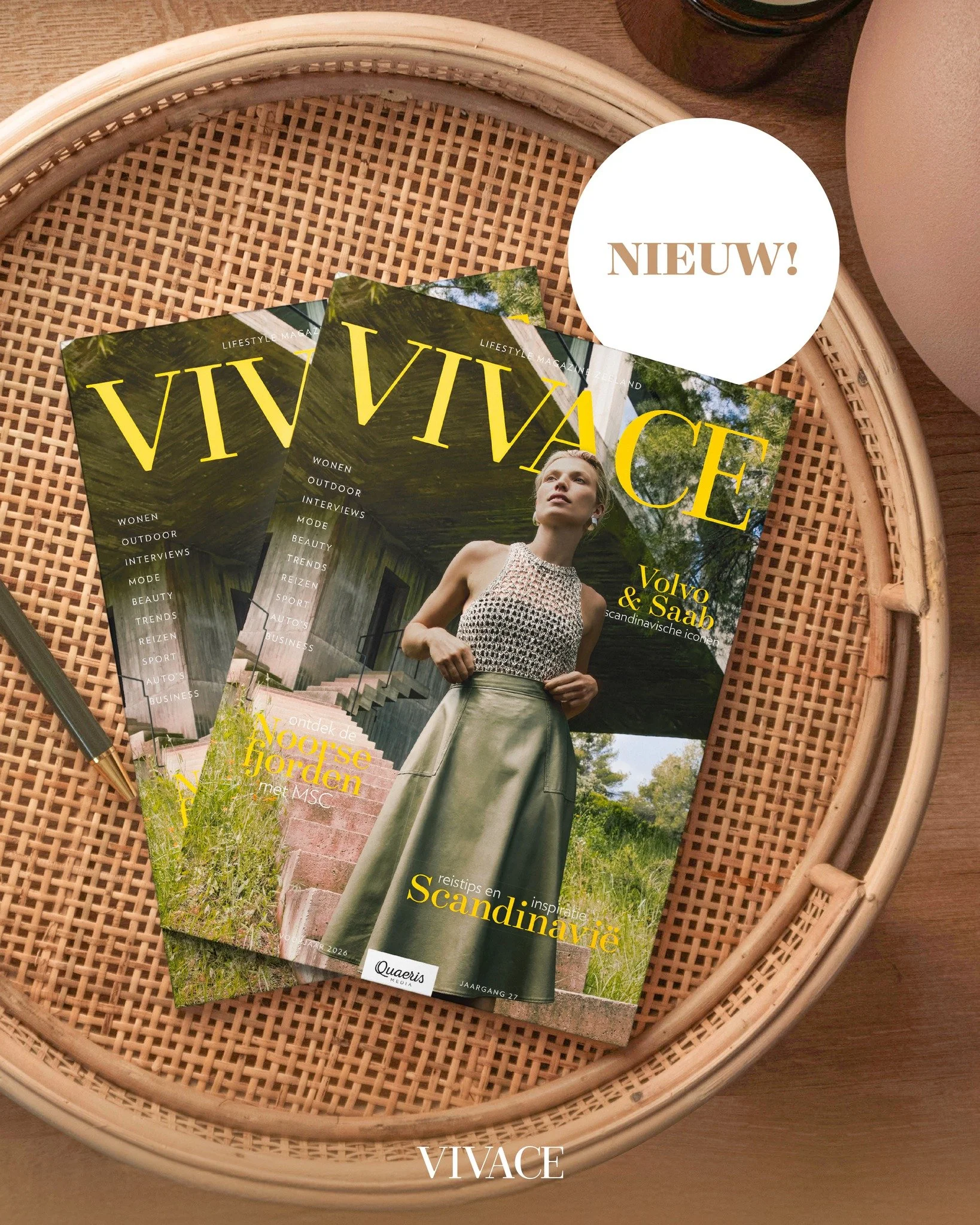 De voorjaarseditie van VIVACE, met Scandinavi&euml; als thema, is uit! ✨ Bekijk hem alvast online of haal hem volgende week af bij een van onze 250 afhaalpunten. 

In deze frisse voorjaarseditie gaan we in gesprek met diverse Zeeuwen over hoe zij wer