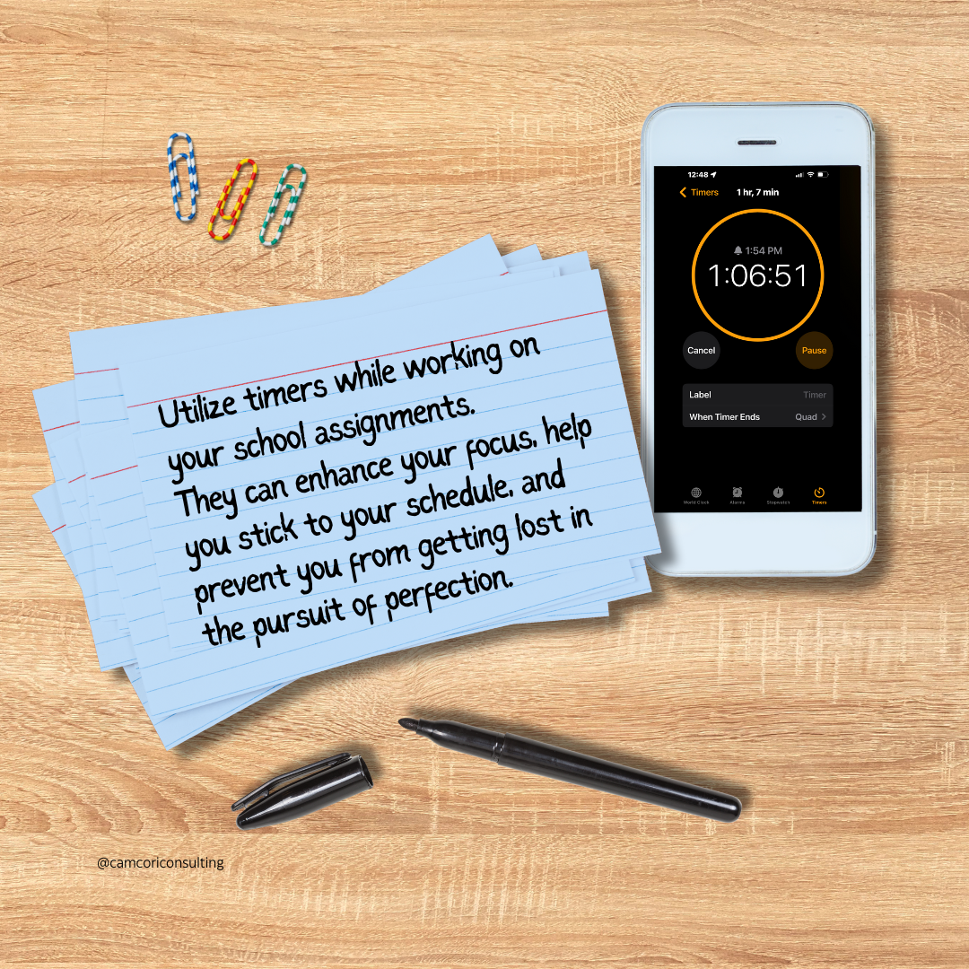 Perfection is the Enemy of Done—Use Timers.