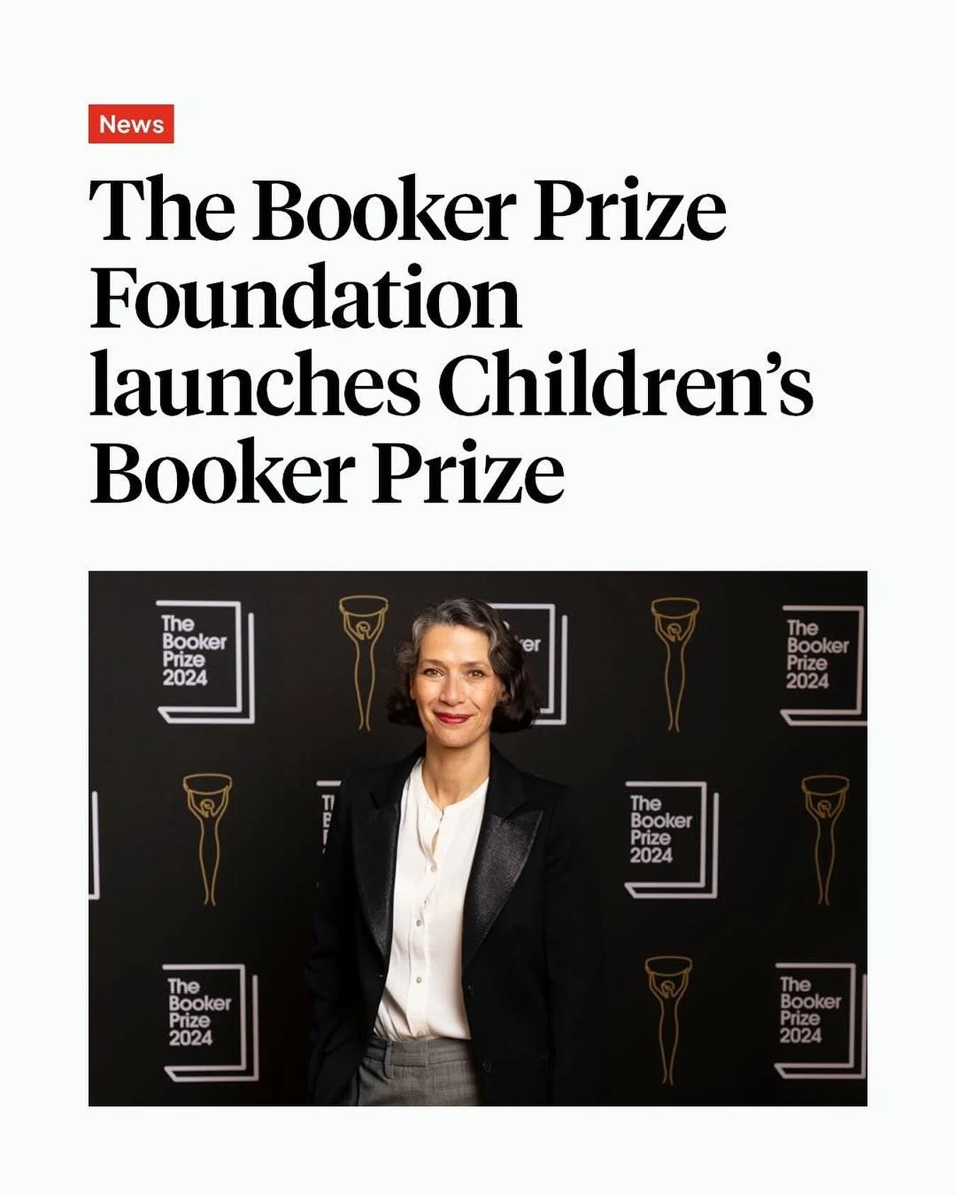 This is such wonderful news! We are delighted 🤩 ✨ 

Repost &bull; @_thebookseller The Booker Prize Foundation has launched the Children&rsquo;s Booker Prize, the first prize for children&rsquo;s fiction from the charity that awards the Booker Prize 