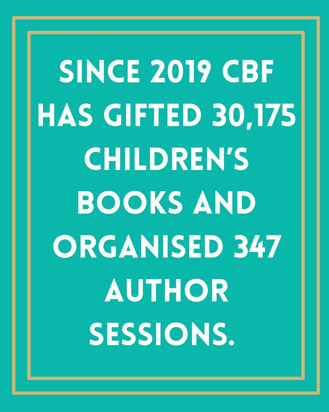 Since 2019 CBF has gifted 30,175 children&rsquo;s books and organised 347 Author Sessions.

#onechildonebook #books #bookfest #childrensbookfest #childrensbooks #foodbanks #chichester #westsussex #childrensbookfestival #bookfestival