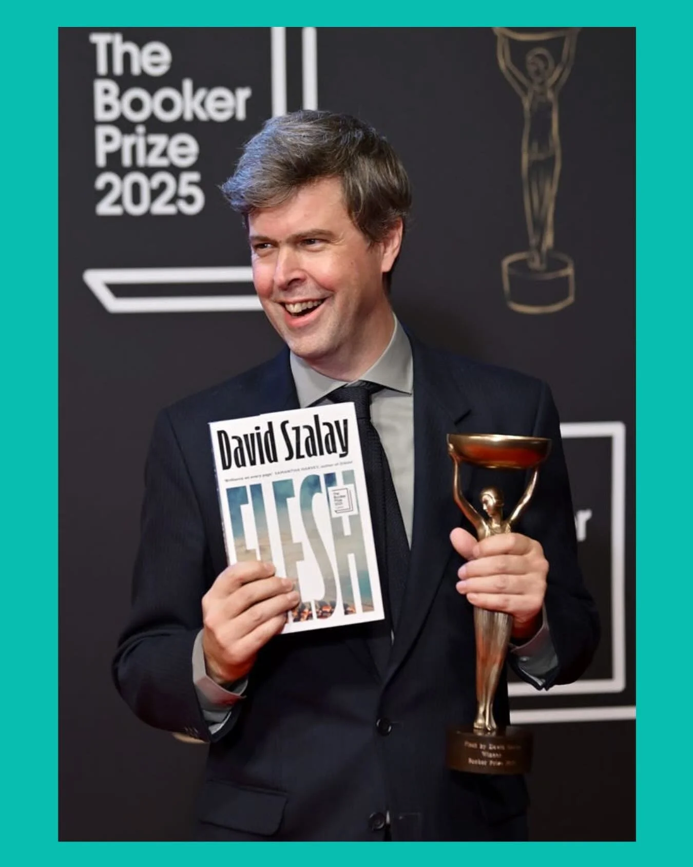 We&rsquo;d like to say a massive congratulations to David Szalay on winning the Booker Prize for 2025 with his novel Flesh!✨

From all of us at Children&rsquo;s Book Festival, we&rsquo;re absolutely delighted and inspired.

Congratulations again Davi