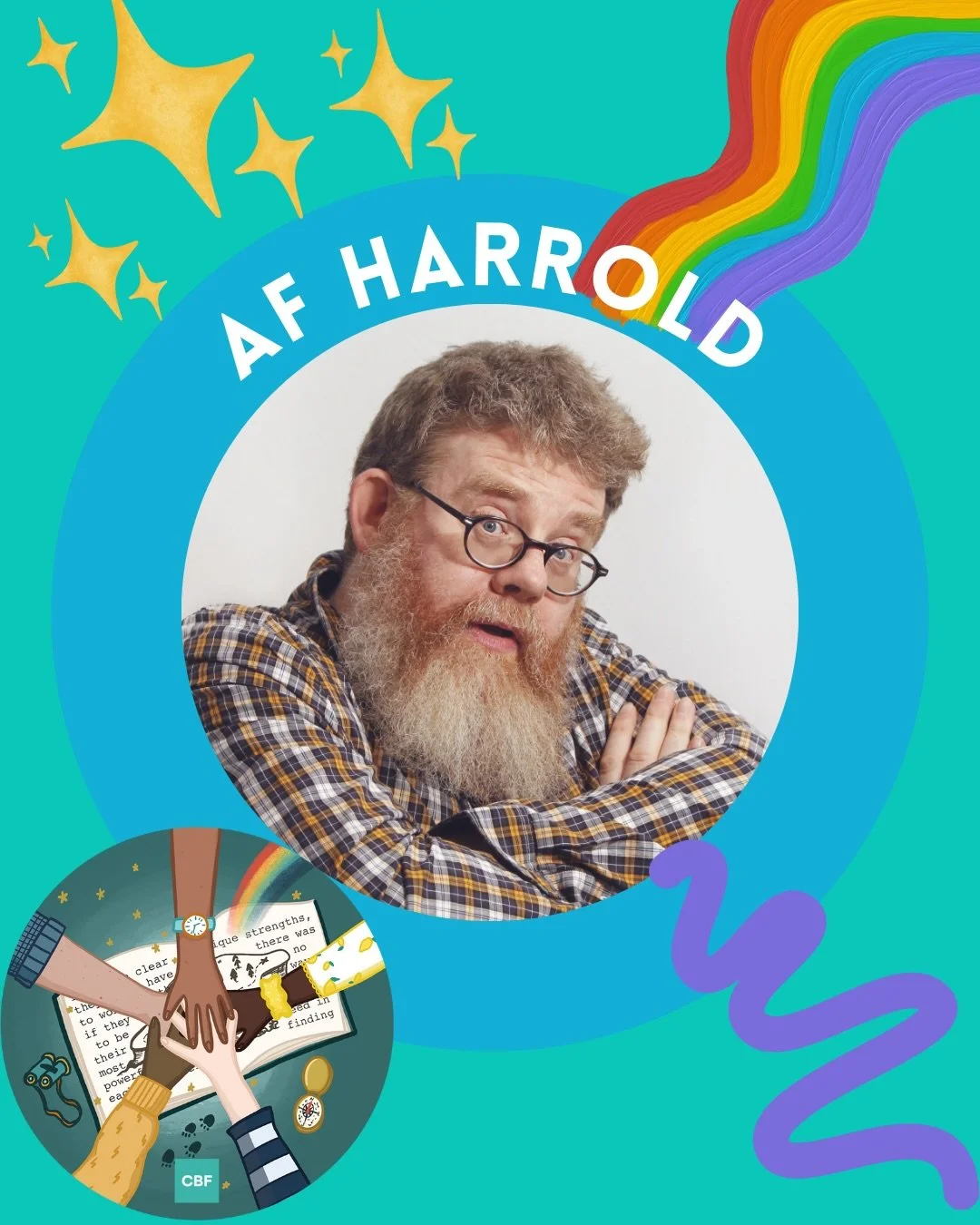 AUTHOR ANNOUNCEMENT! ✨📚
We&rsquo;re so excited to welcome A.F. Harrold to Children&rsquo;s Bookfest Midhurst!

Creator of the hilarious Pocket Book of Pocket Poems &ndash; a pocket-sized collection packed with short, silly poems guaranteed to make y