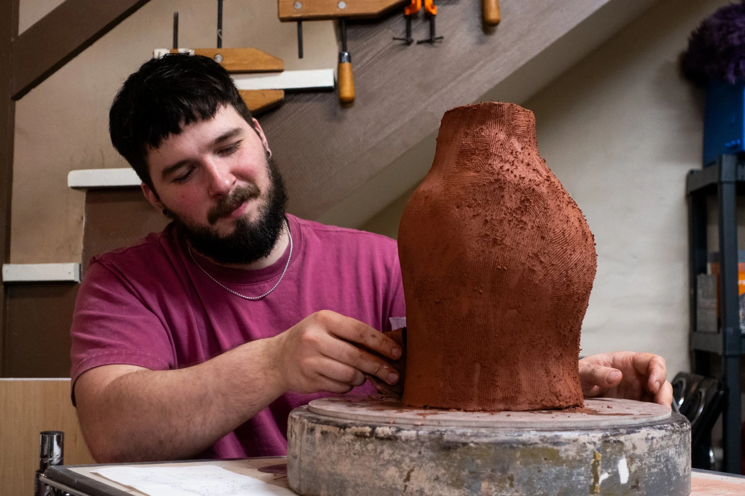 Intermediate Ceramic Techniques: Coil-Built Sculpture