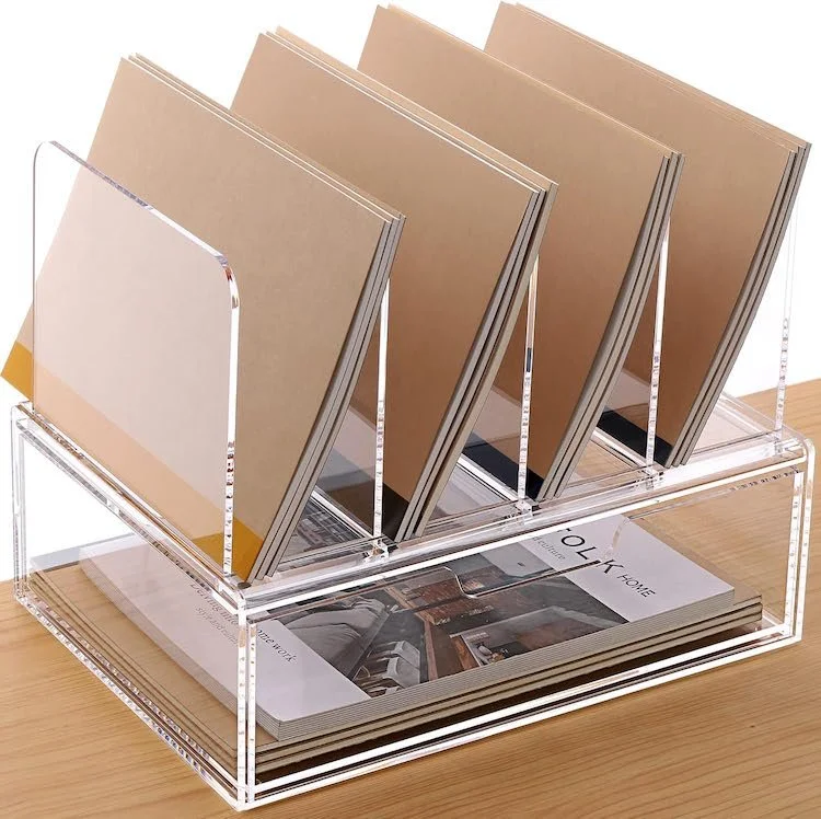 Best Aesthetic School Supplies - Acrylic Desktop Organizer