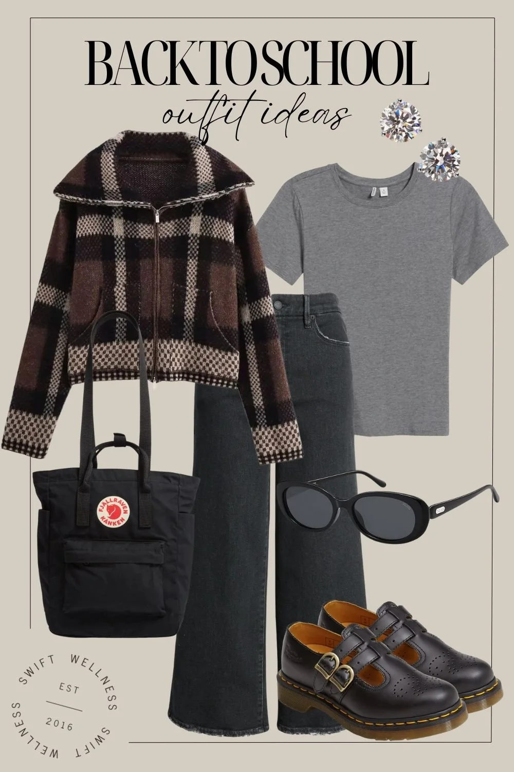 Back To School Outfits - Cropped Cardigans and Jeans