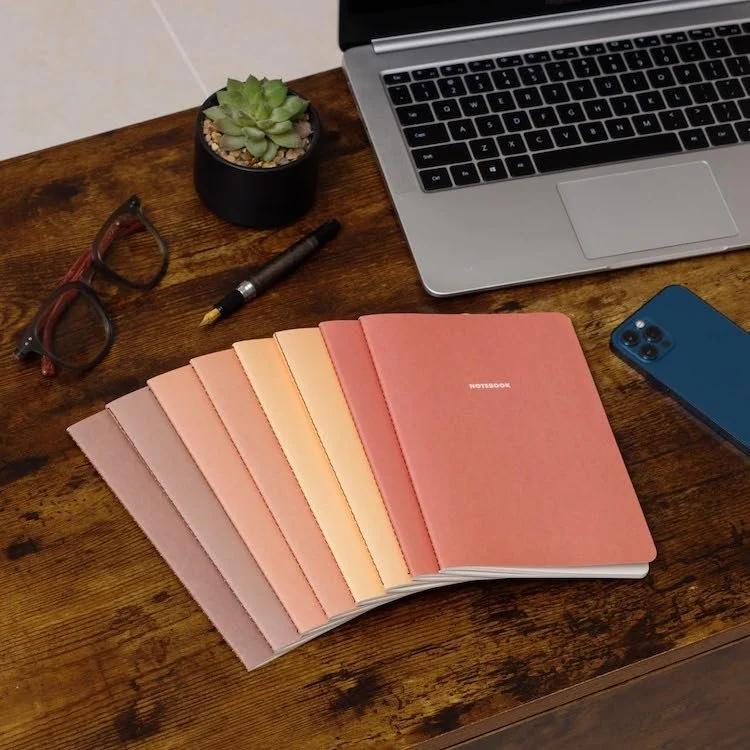 Best Aesthetic School Supplies - Soft Cover Earth Journal Set